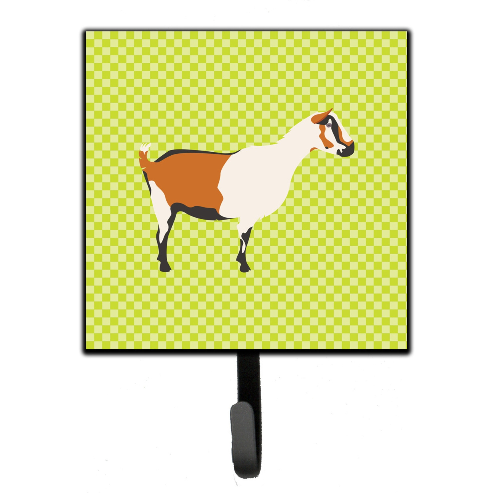 &quotCaroline's Treasures Alpine Goat Green Wall Hook, Small, Multicolor"