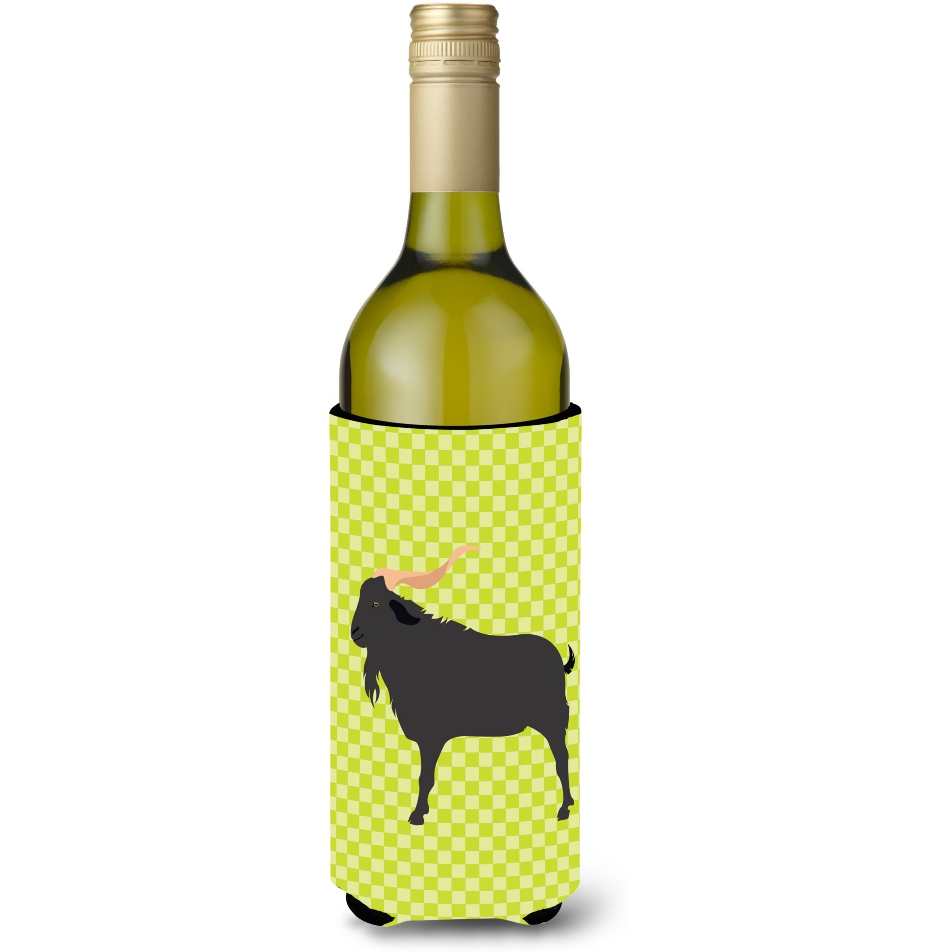 &quotCaroline's Treasures Verata Goat Green Decorative Bottle Hugger, 750 ml, Multicolor"