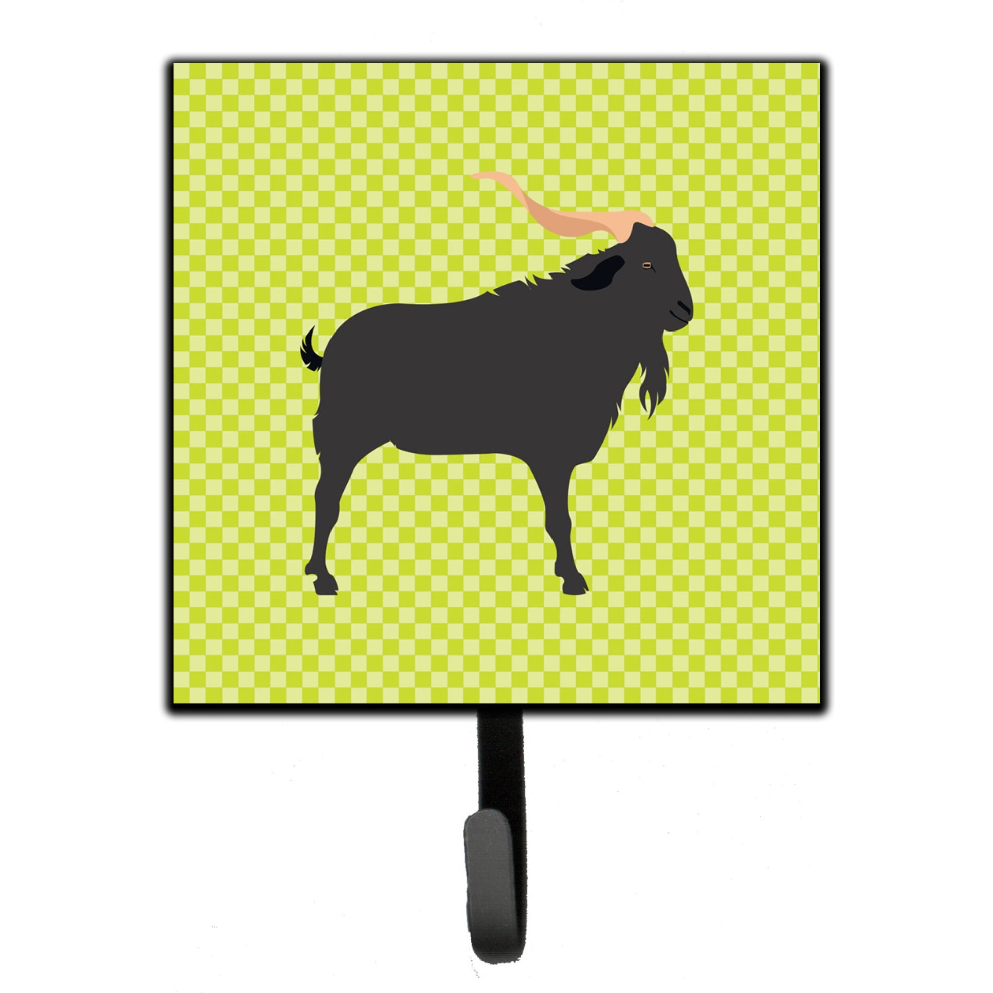 &quotCaroline's Treasures Verata Goat Green Wall Hook, Small, Multicolor"