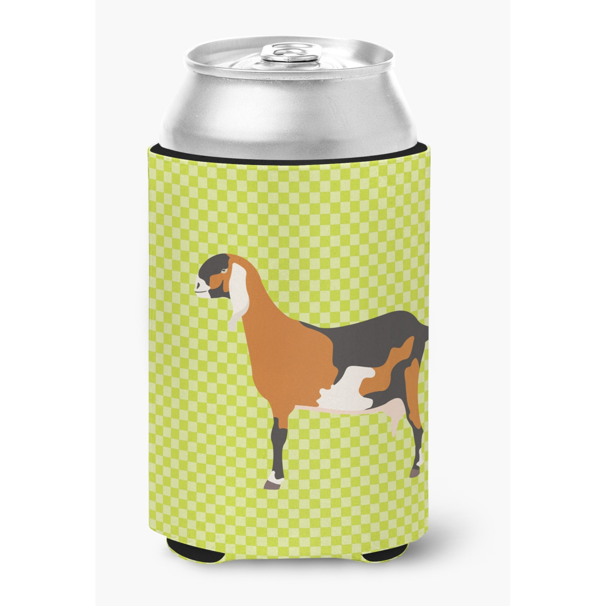 &quotCaroline's Treasures Anglo Nubian Goat Green Decorative Can Hugger, Multicolor"