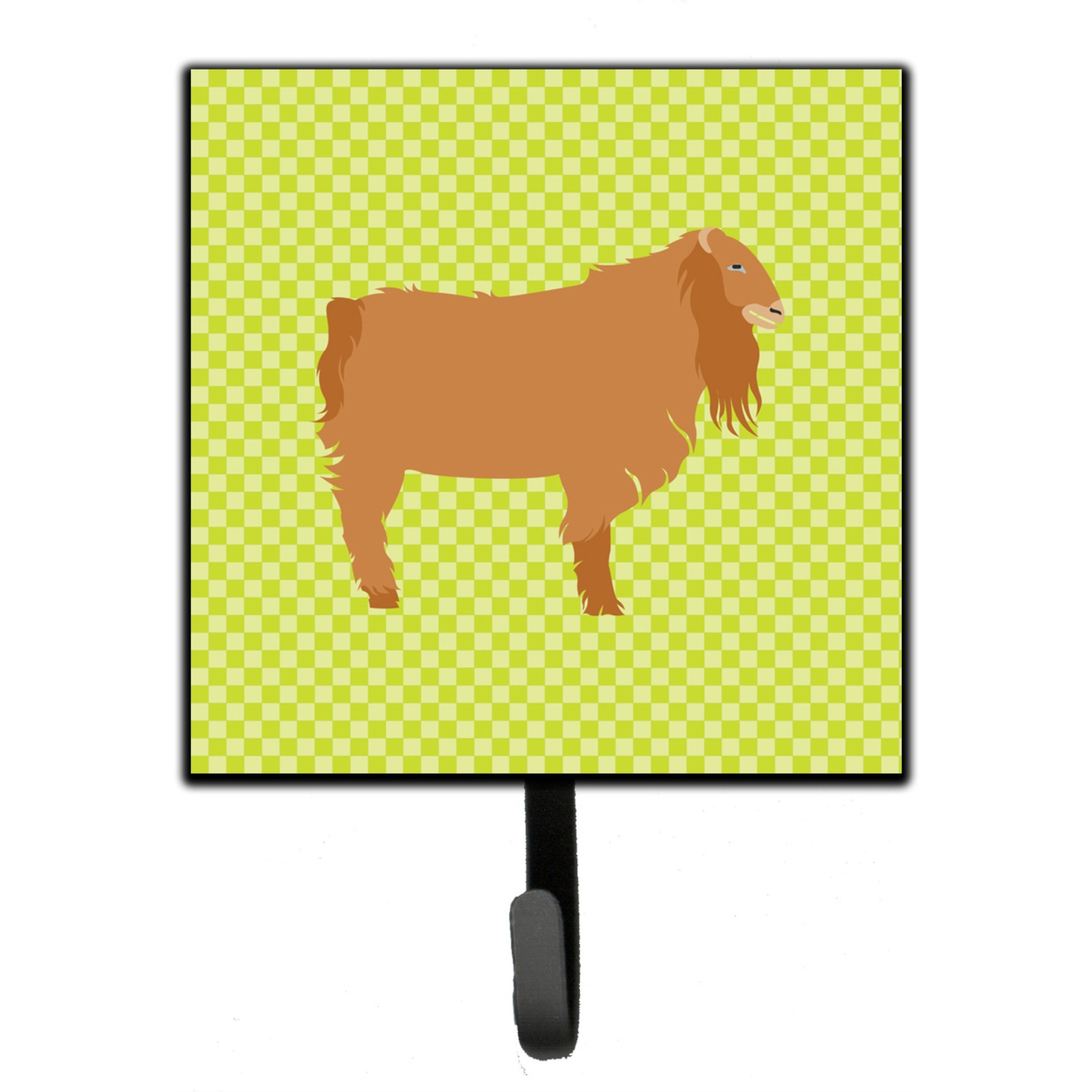 &quotCaroline's Treasures American Lamancha Goat Green Wall Hook, Small, Multicolor"