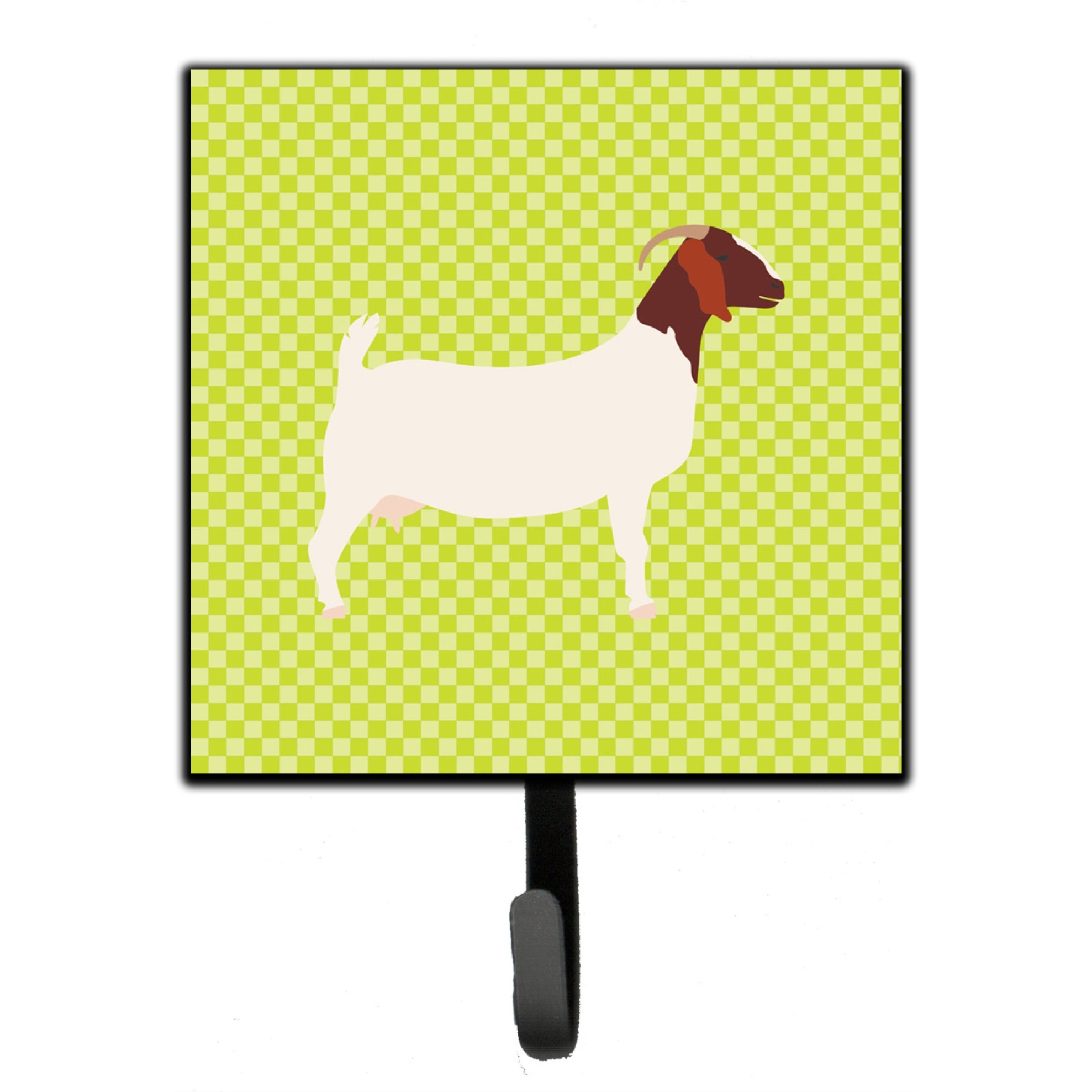 &quotCaroline's Treasures Boer Goat Green Wall Hook, Small, Multicolor"