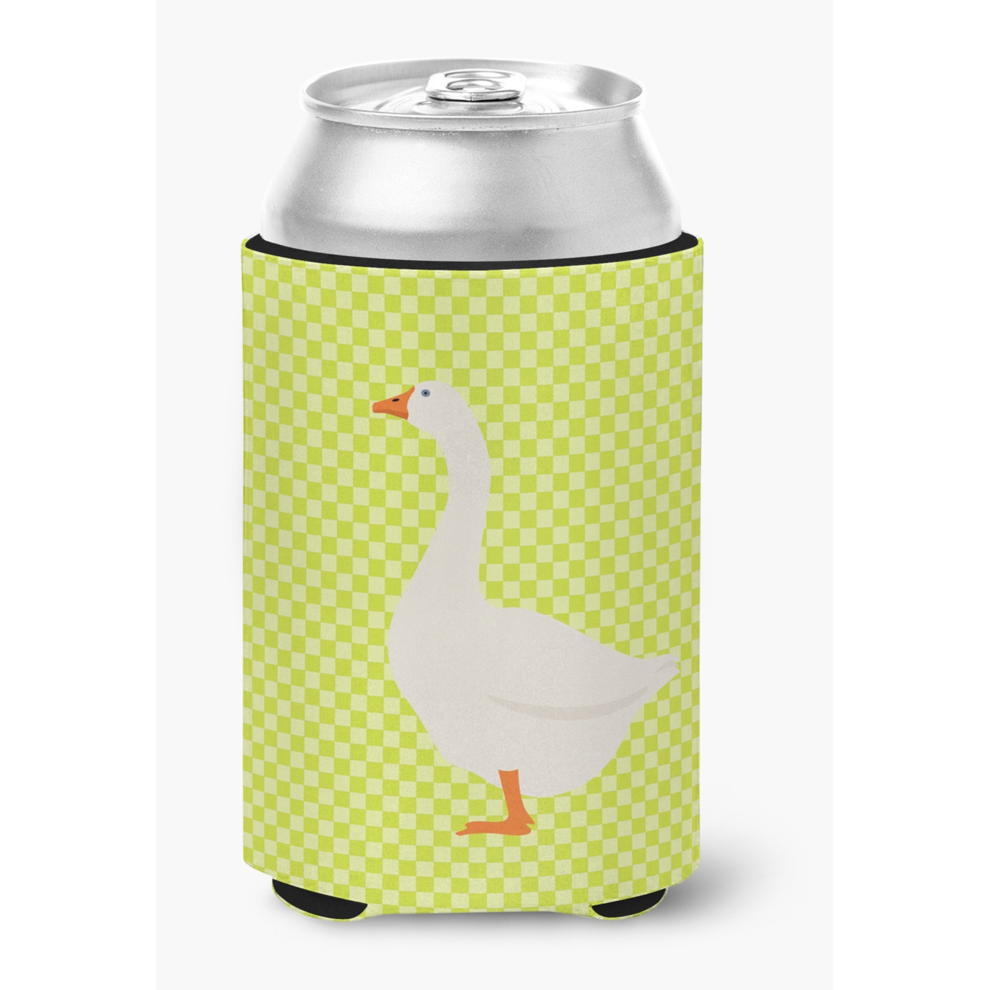 &quotCaroline's Treasures Embden Goose Green Decorative Can Hugger, Multicolor"