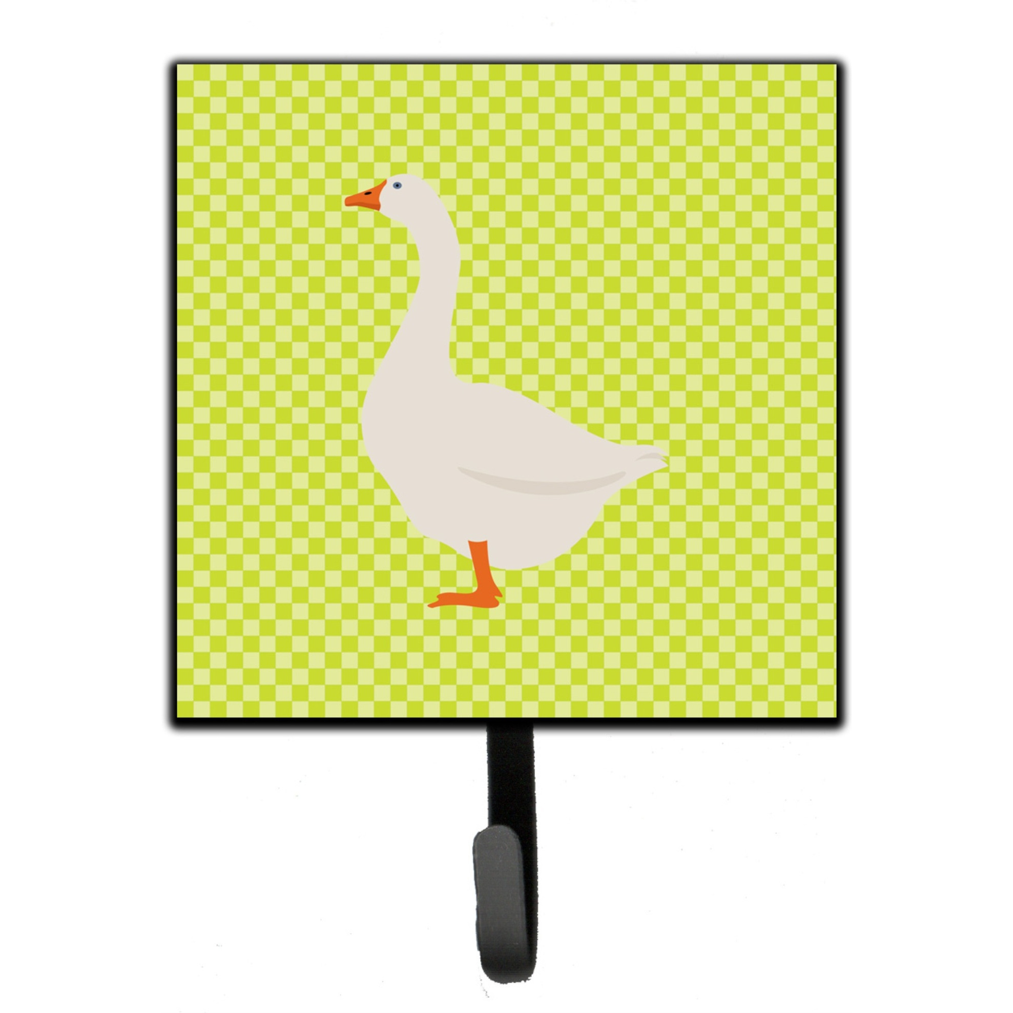 &quotCaroline's Treasures Embden Goose Green Wall Hook, Small, Multicolor"