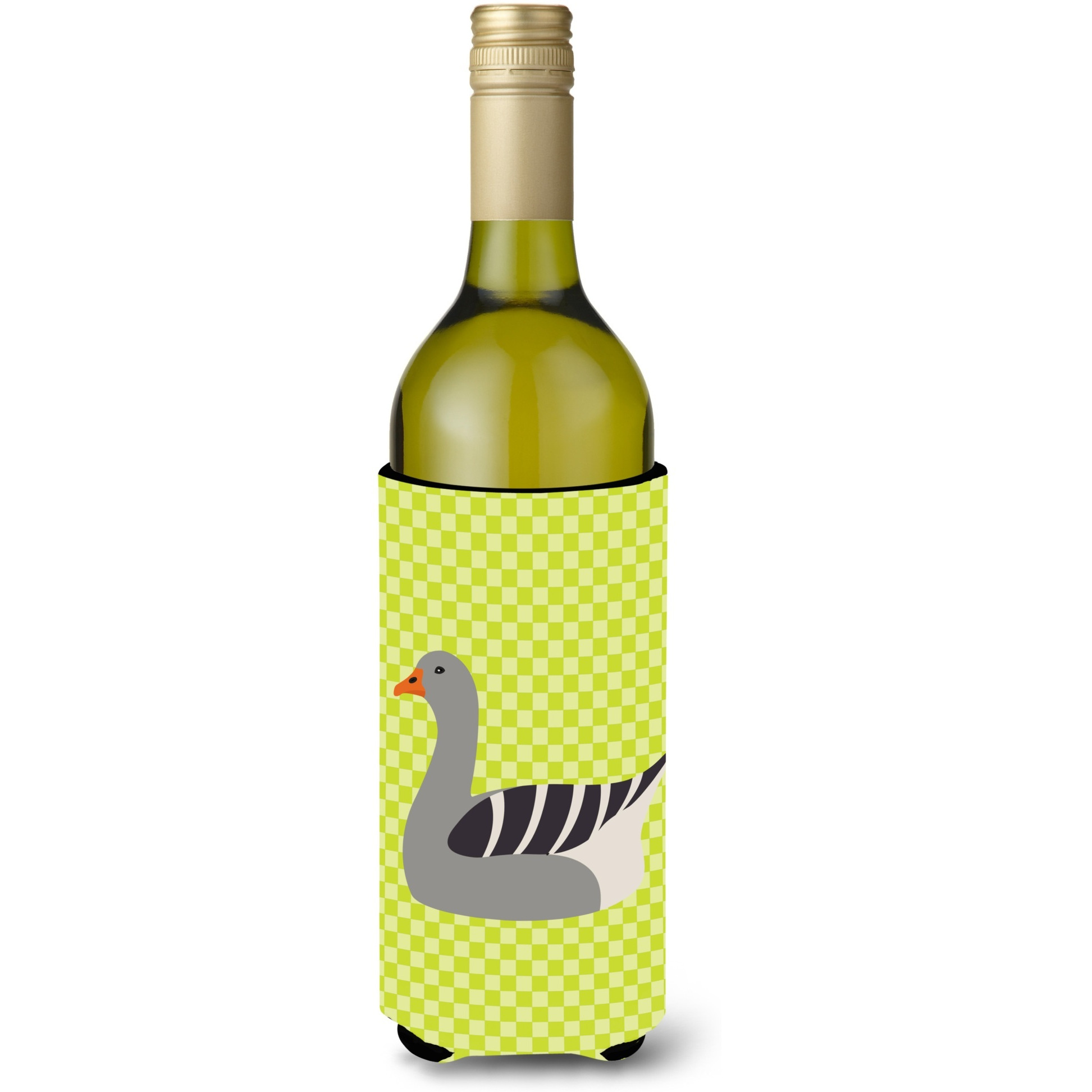&quotCaroline's Treasures Pilgrim Goose Green Decorative Bottle Hugger, 750 ml, Multicolor"