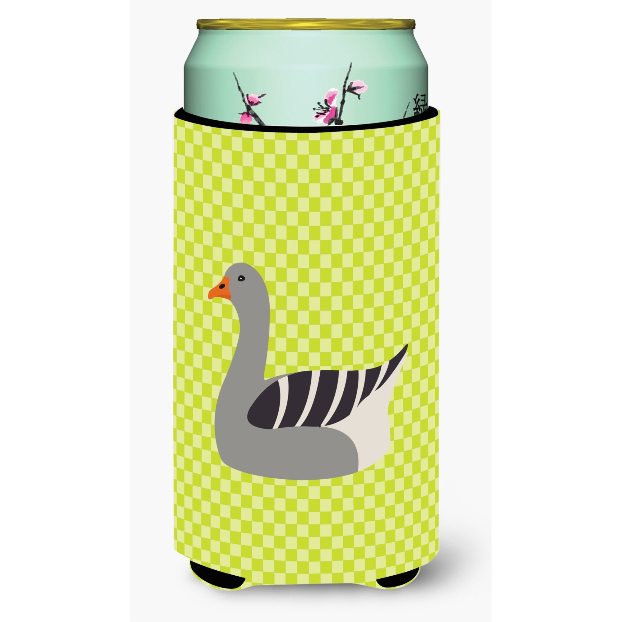 &quotCaroline's Treasures Pilgrim Goose Green Decorative Can Hugger, Tall Boy, Multicolor"
