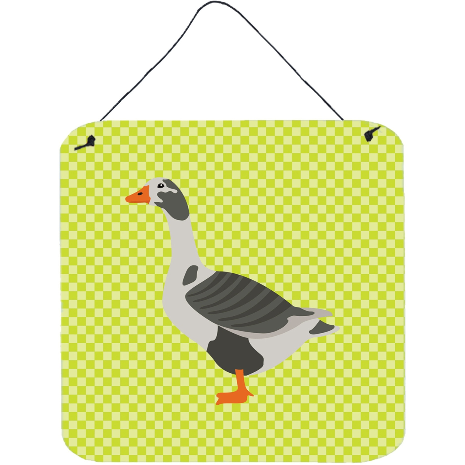 &quotCaroline's Treasures Green West of England Goose Metal Print, 6hx6w"