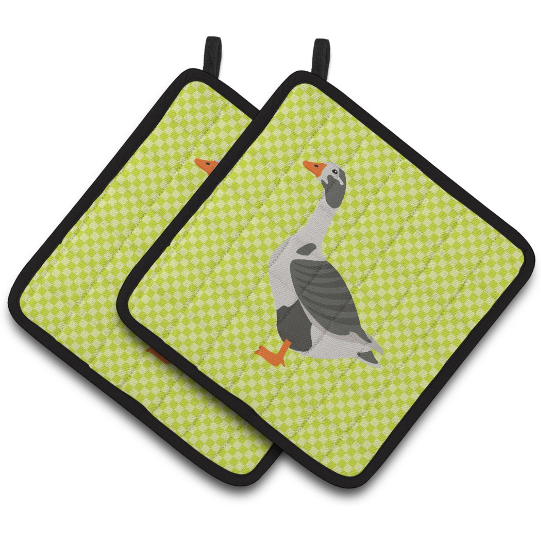 &quotCaroline's Treasures West of England Goose Green Decorated Pot Holder, 7.5"" x 7.5"""