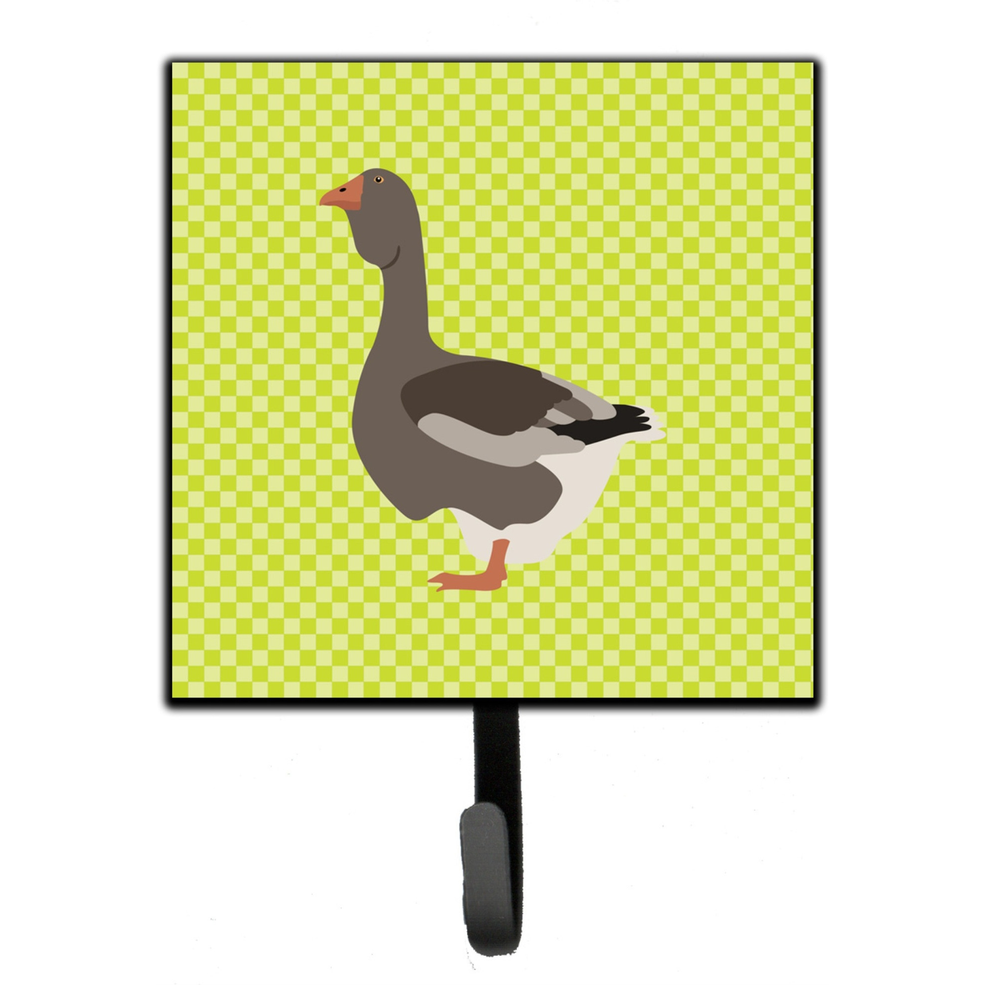 &quotCaroline's Treasures Toulouse Goose Green Wall Hook, Small, Multicolor"