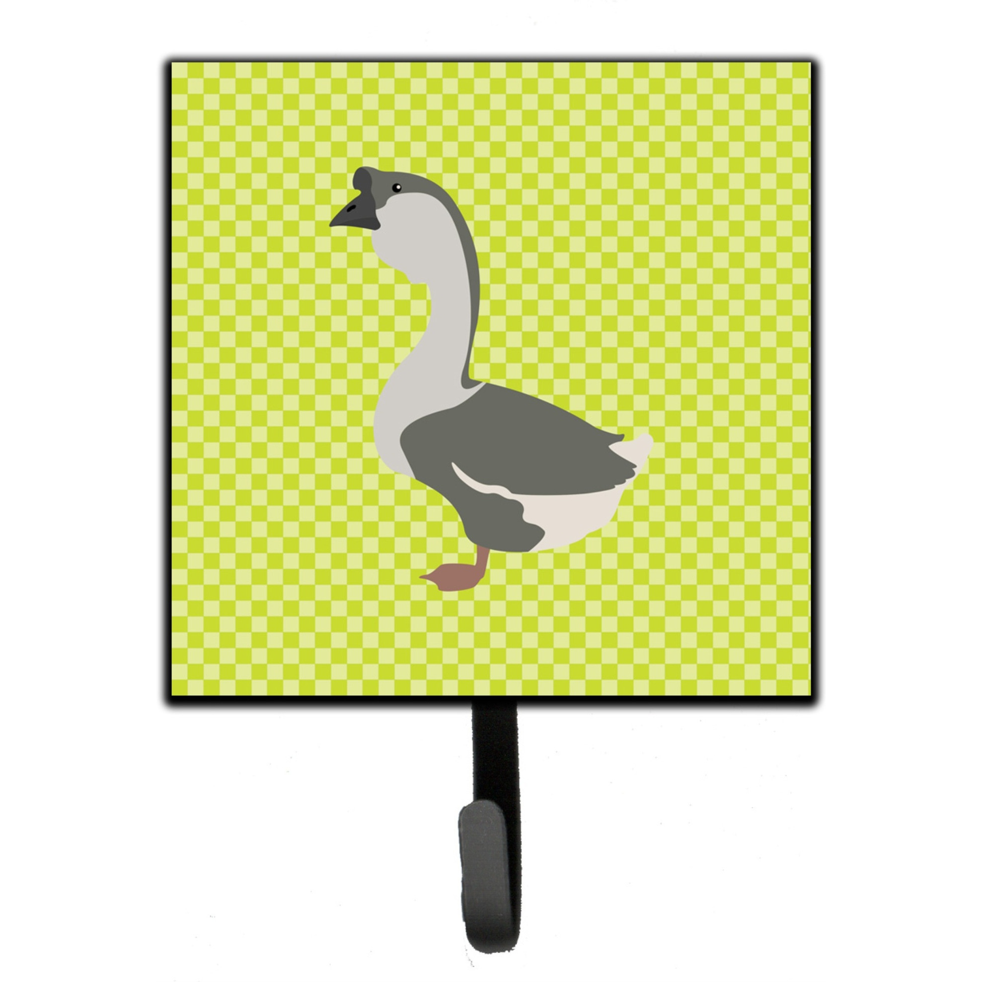 &quotCaroline's Treasures African Goose Green Wall Hook, Small, Multicolor"