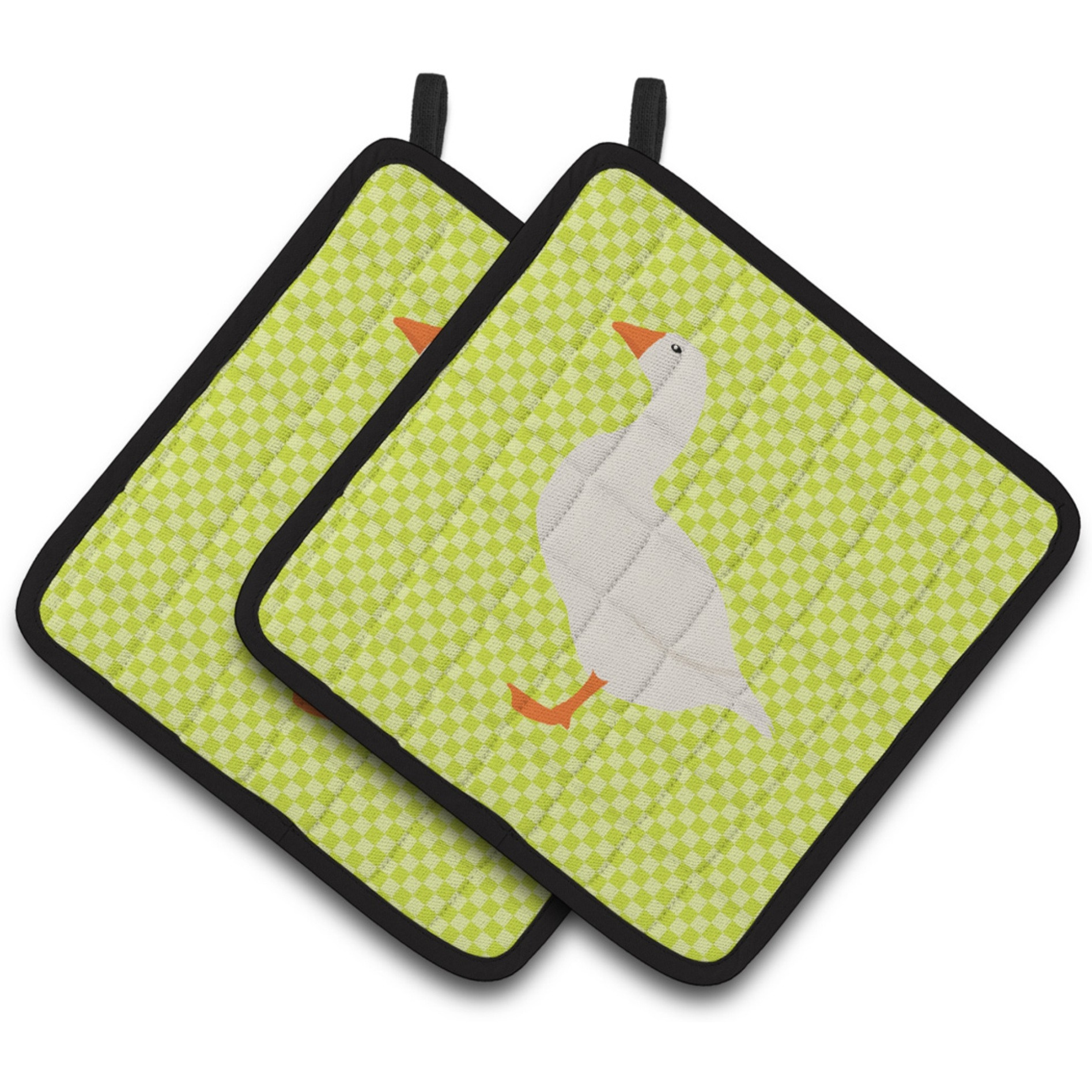 &quotCaroline's Treasures Shire Horse Green Decorated Pot Holder, 7.5"" x 7.5"""