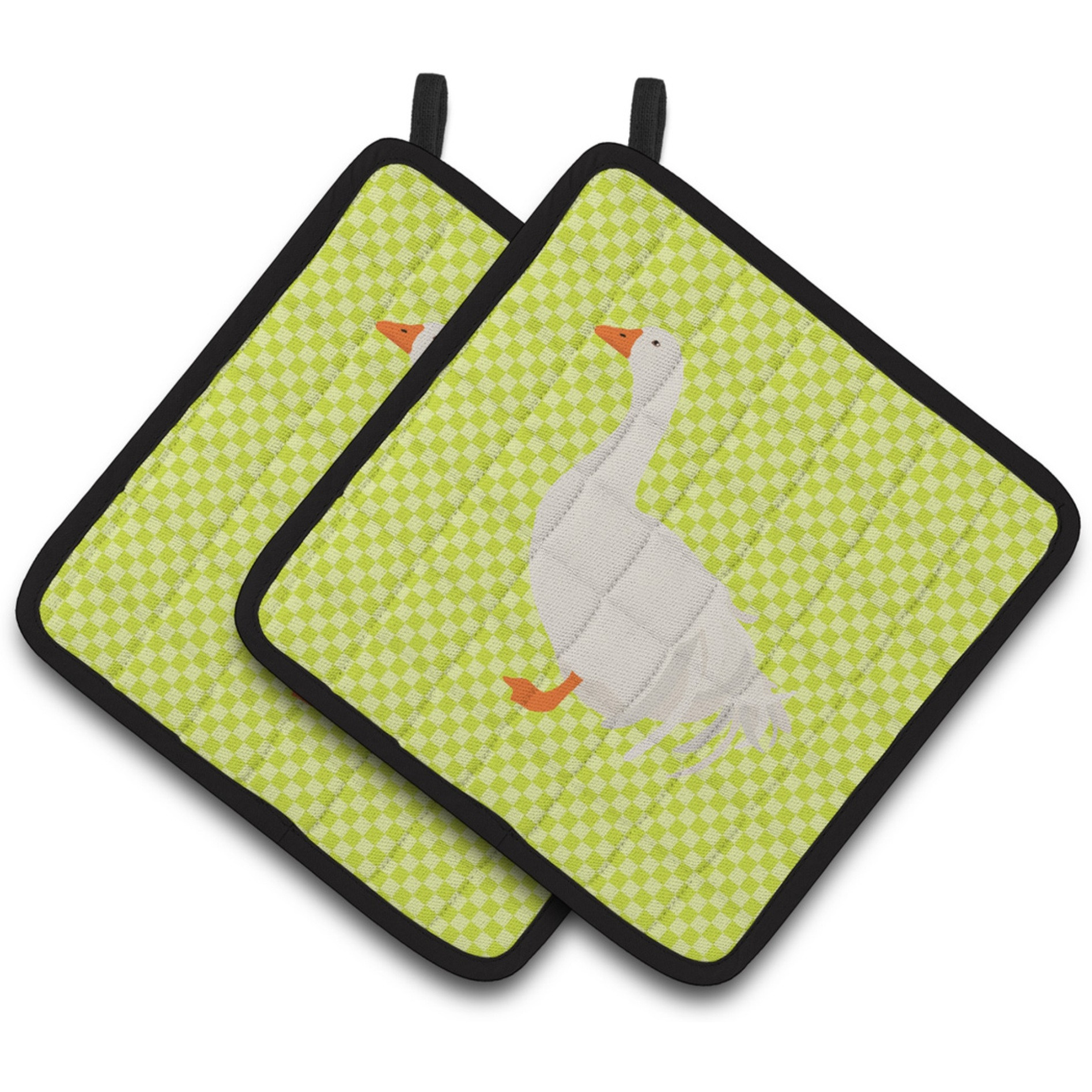 &quotCaroline's Treasures Sebastopol Goose Green Decorated Pot Holder, 7.5"" x 7.5"""