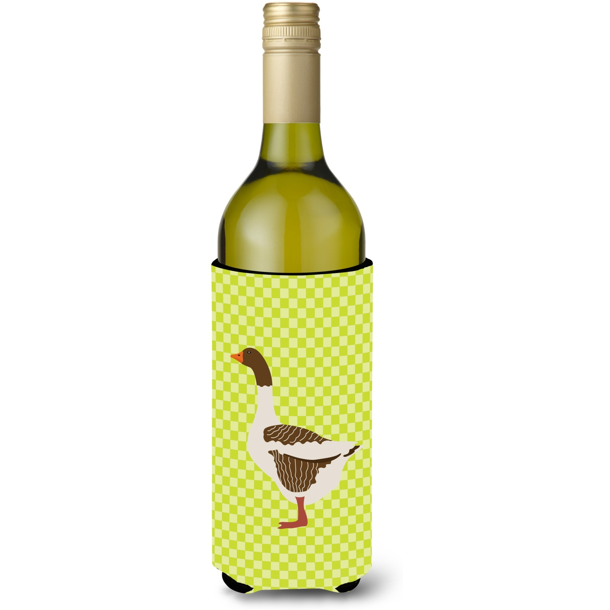 &quotCaroline's Treasures Pomeranian Rogener Goose Green Decorative Bottle Hugger, 750 ml, Multicolor"
