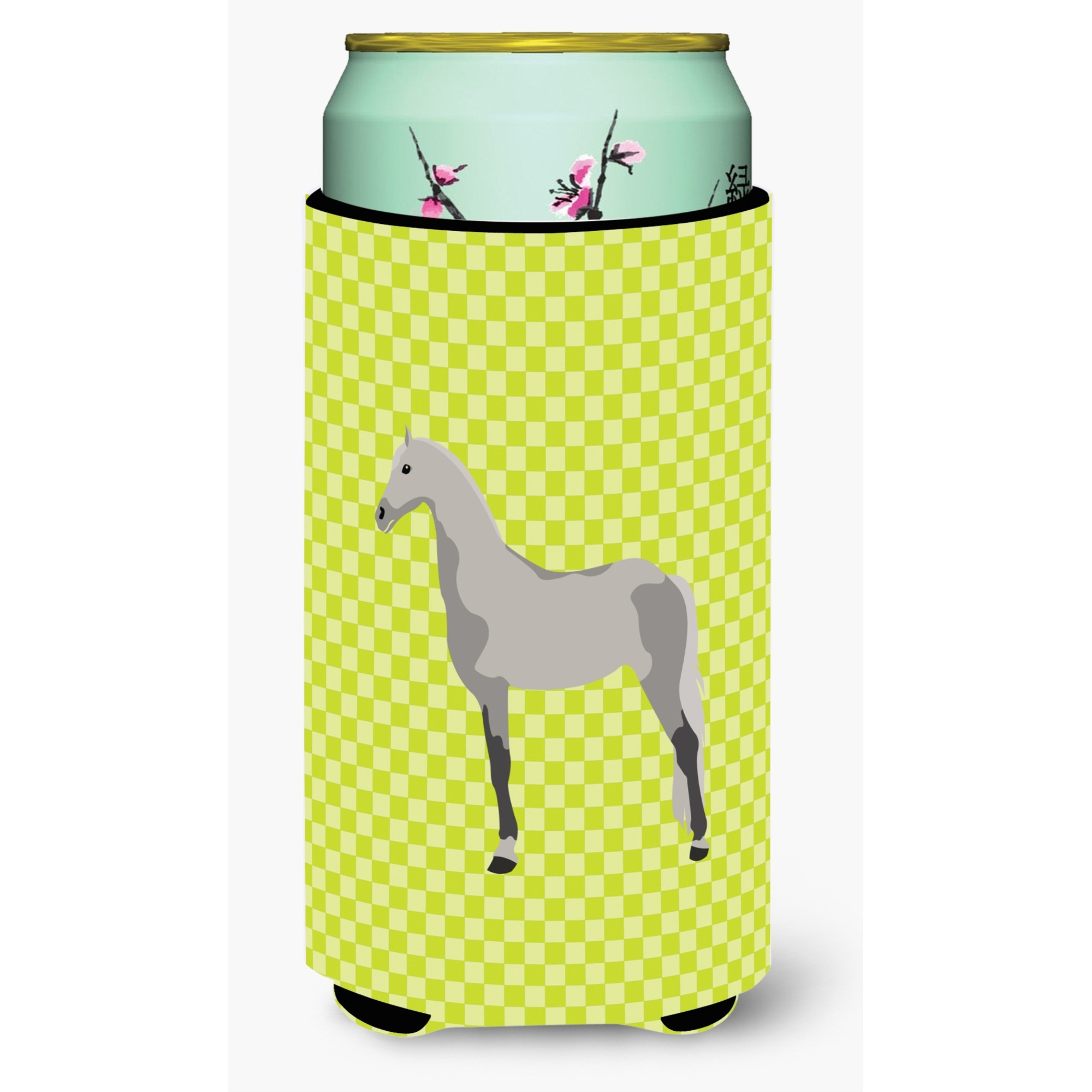 &quotCaroline's Treasures Orlov Trotter Horse Green Decorative Can Hugger, Tall Boy, Multicolor"