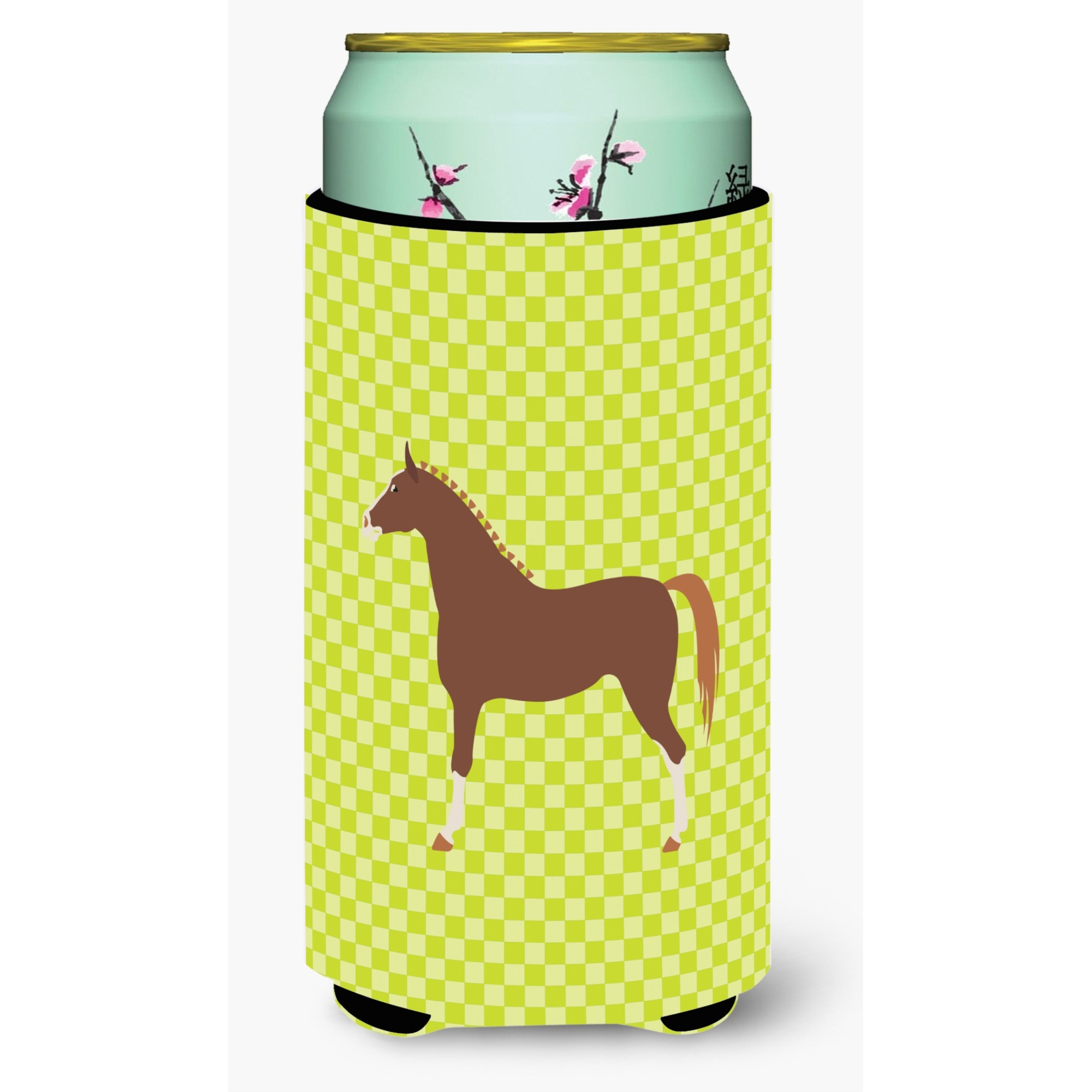 &quotCaroline's Treasures Hannoverian Horse Green Decorative Can Hugger, Tall Boy, Multicolor"