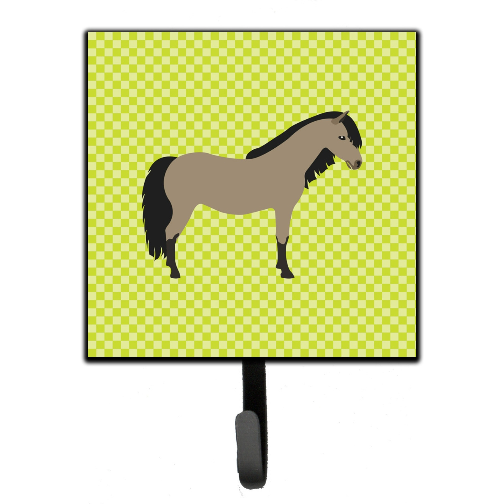 &quotCaroline's Treasures Welsh Pony Horse Green Wall Hook, Small, Multicolor"