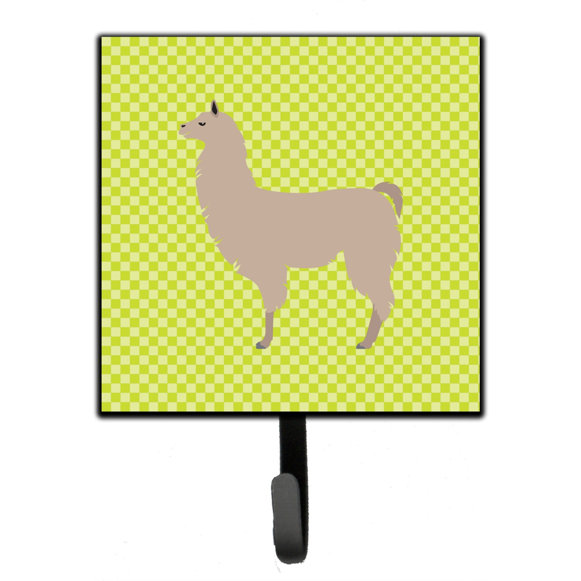 &quotCaroline's Treasures Llama Green Wall Hook, Small, Multicolor"