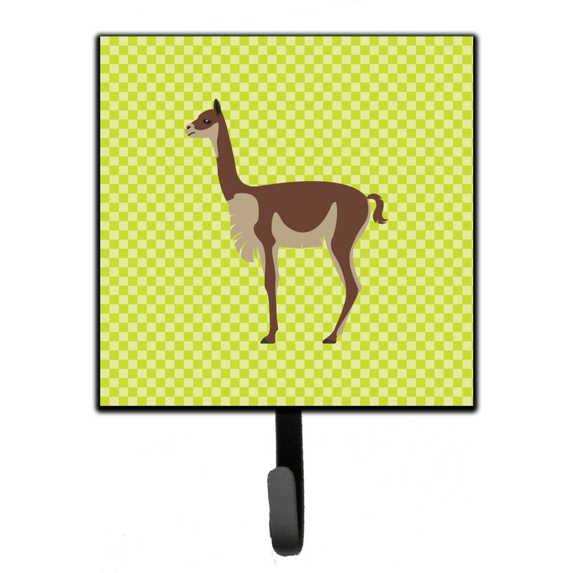 &quotCaroline's Treasures Vicugna or Vicuna Green Wall Hook, Small, Multicolor"