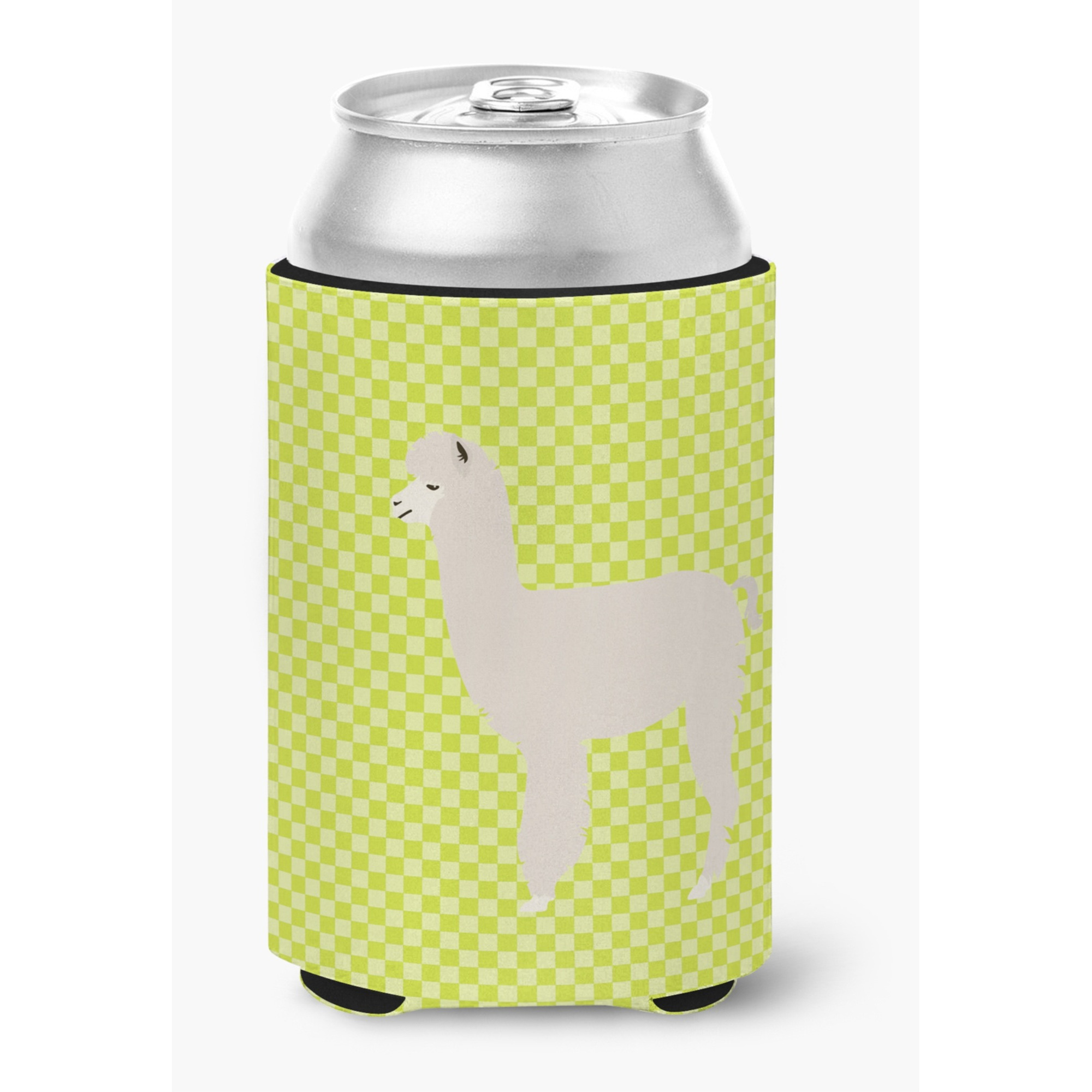 &quotCaroline's Treasures Alpaca Green Decorative Can Hugger, Multicolor"