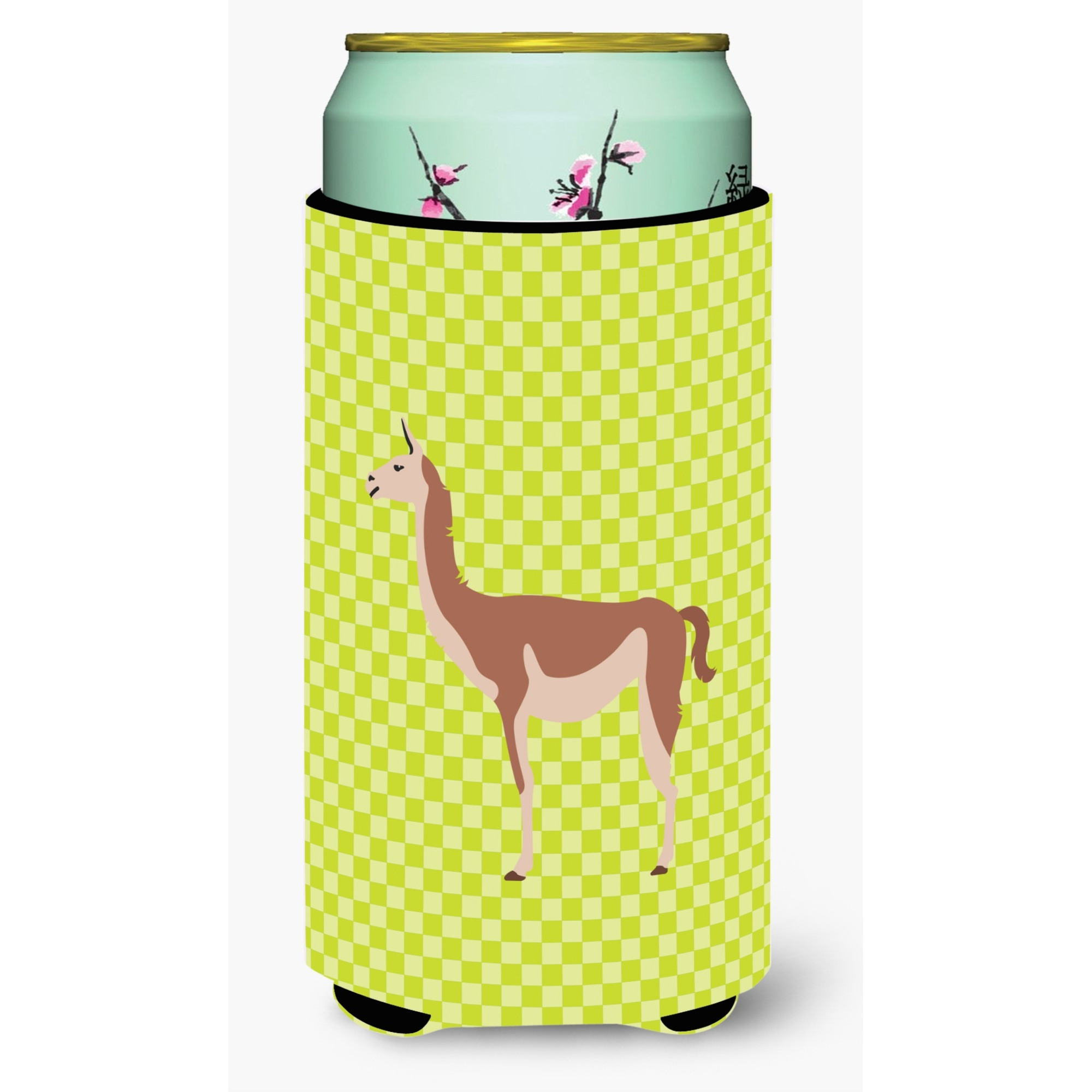 &quotCaroline's Treasures Guanaco Green Decorative Can Hugger, Tall Boy, Multicolor"