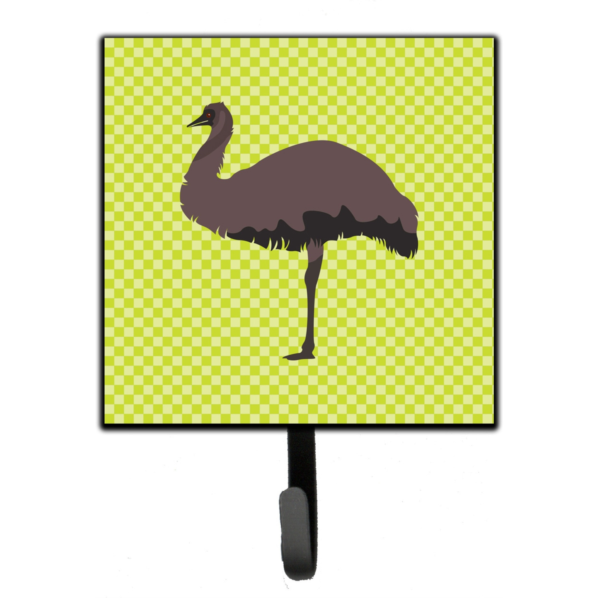 &quotCaroline's Treasures Emu Green Wall Hook, Small, Multicolor"