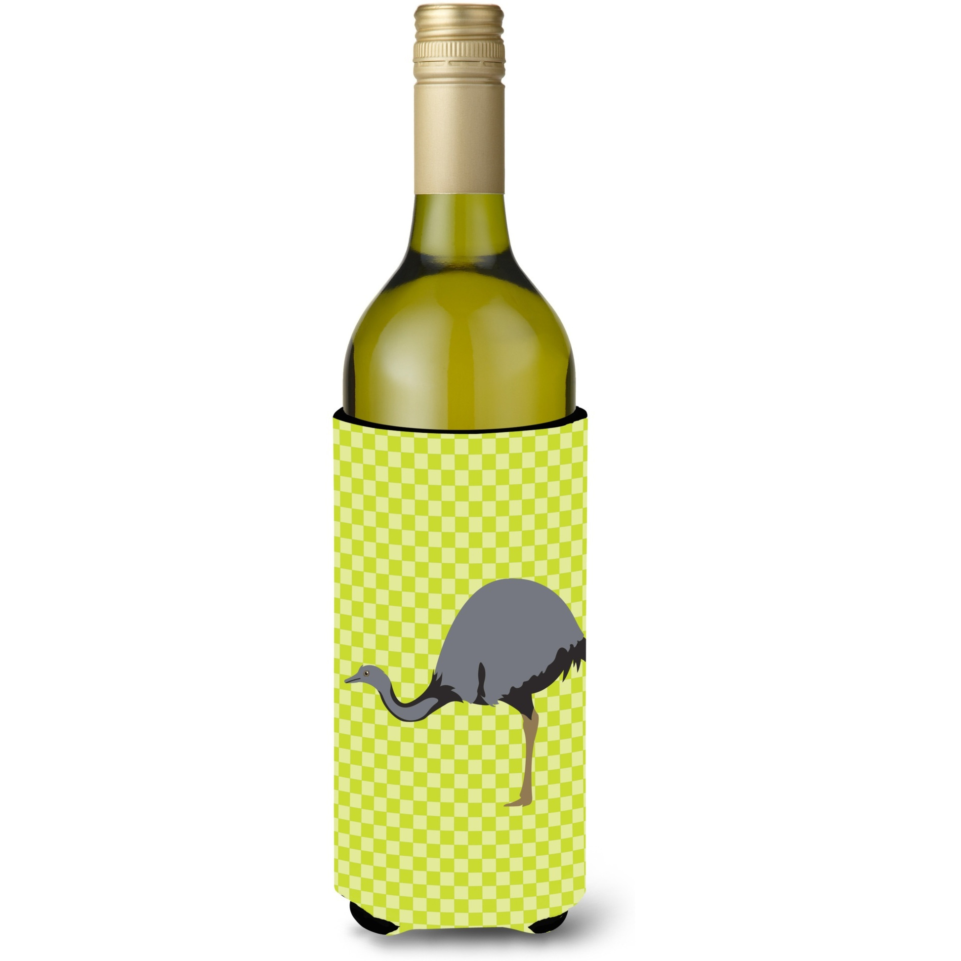 &quotCaroline's Treasures Rhea Green Decorative Bottle Hugger, 750 ml, Multicolor"