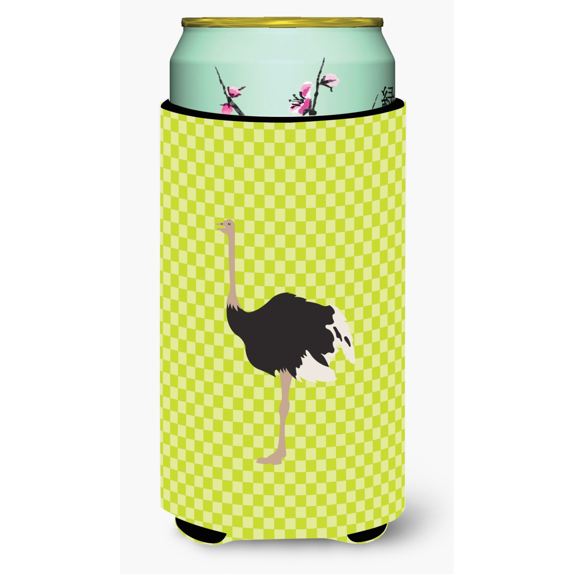 &quotCaroline's Treasures Common Ostrich Green Decorative Can Hugger, Tall Boy, Multicolor"