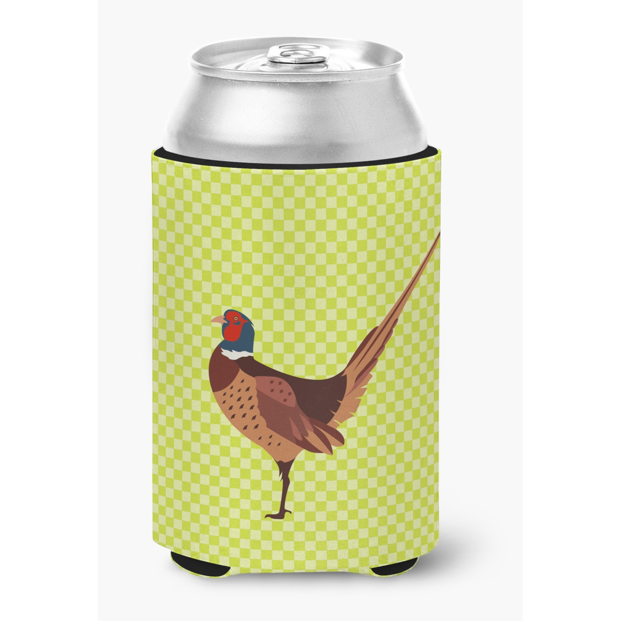 &quotCaroline's Treasures Ring-necked Common Pheasant Green Decorative Can Hugger, Multicolor"
