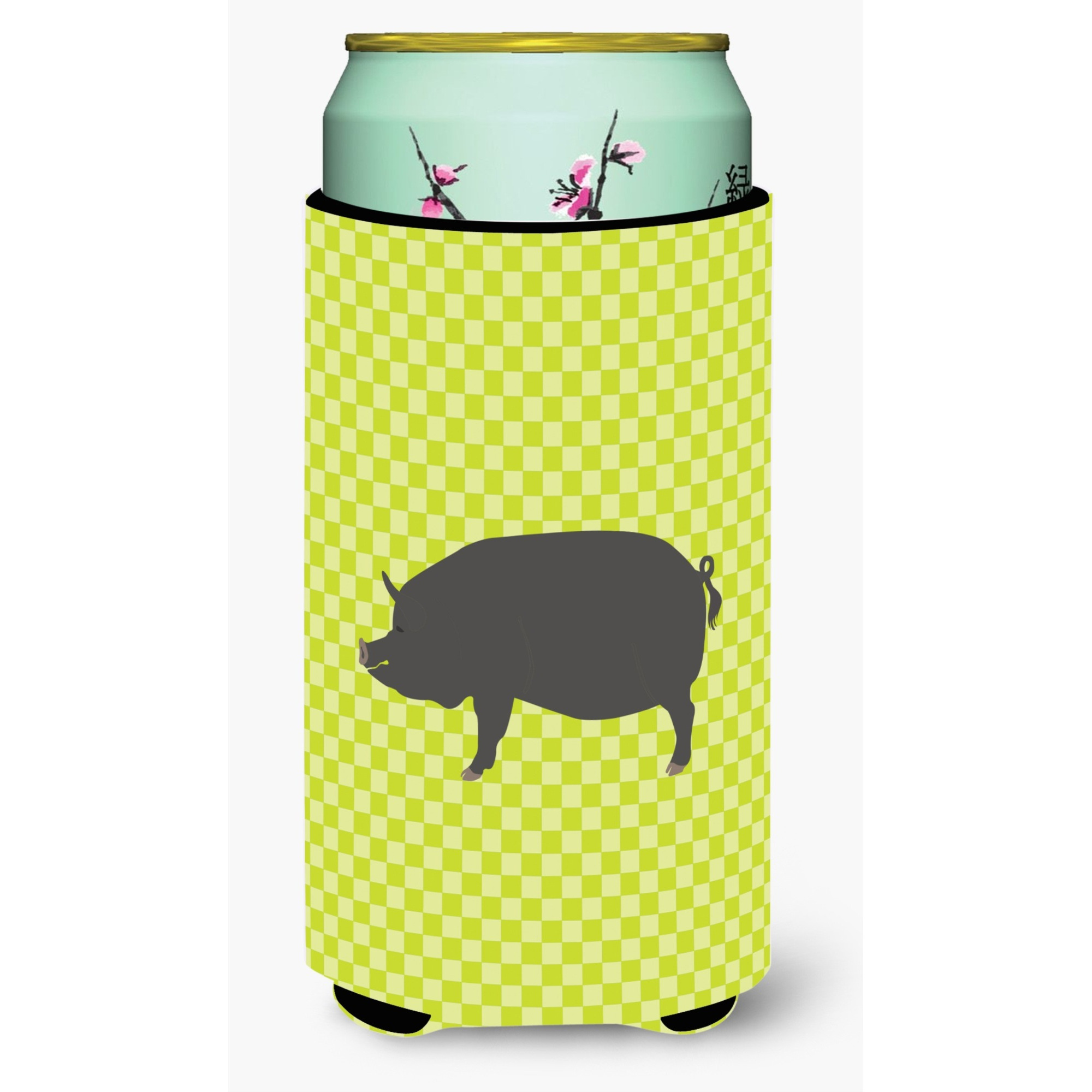 &quotCaroline's Treasures Berkshire Pig Green Decorative Can Hugger, Tall Boy, Multicolor"