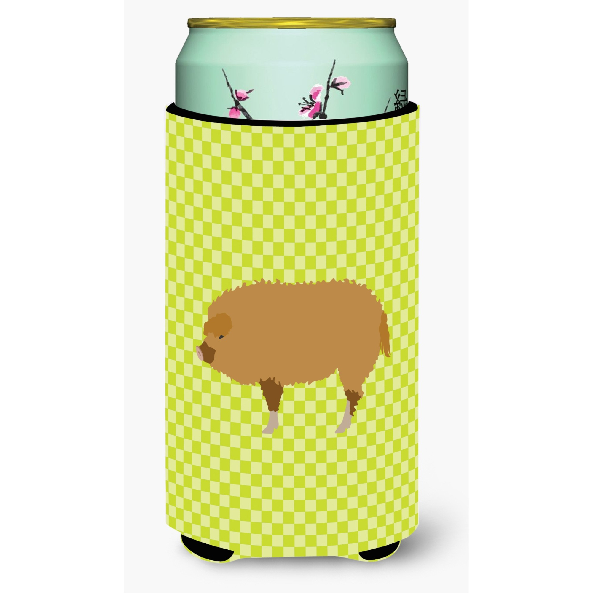&quotCaroline's Treasures Hungarian Mangalica Pig Green Decorative Can Hugger, Tall Boy, Multicolor"