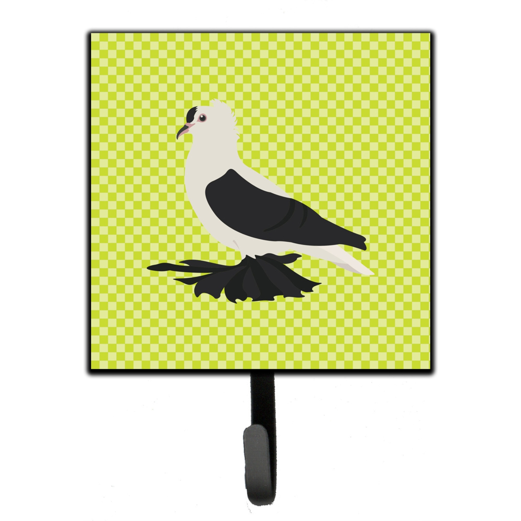 &quotCaroline's Treasures Saxon Fairy Swallow Pigeon Green Wall Hook, Small, Multicolor"