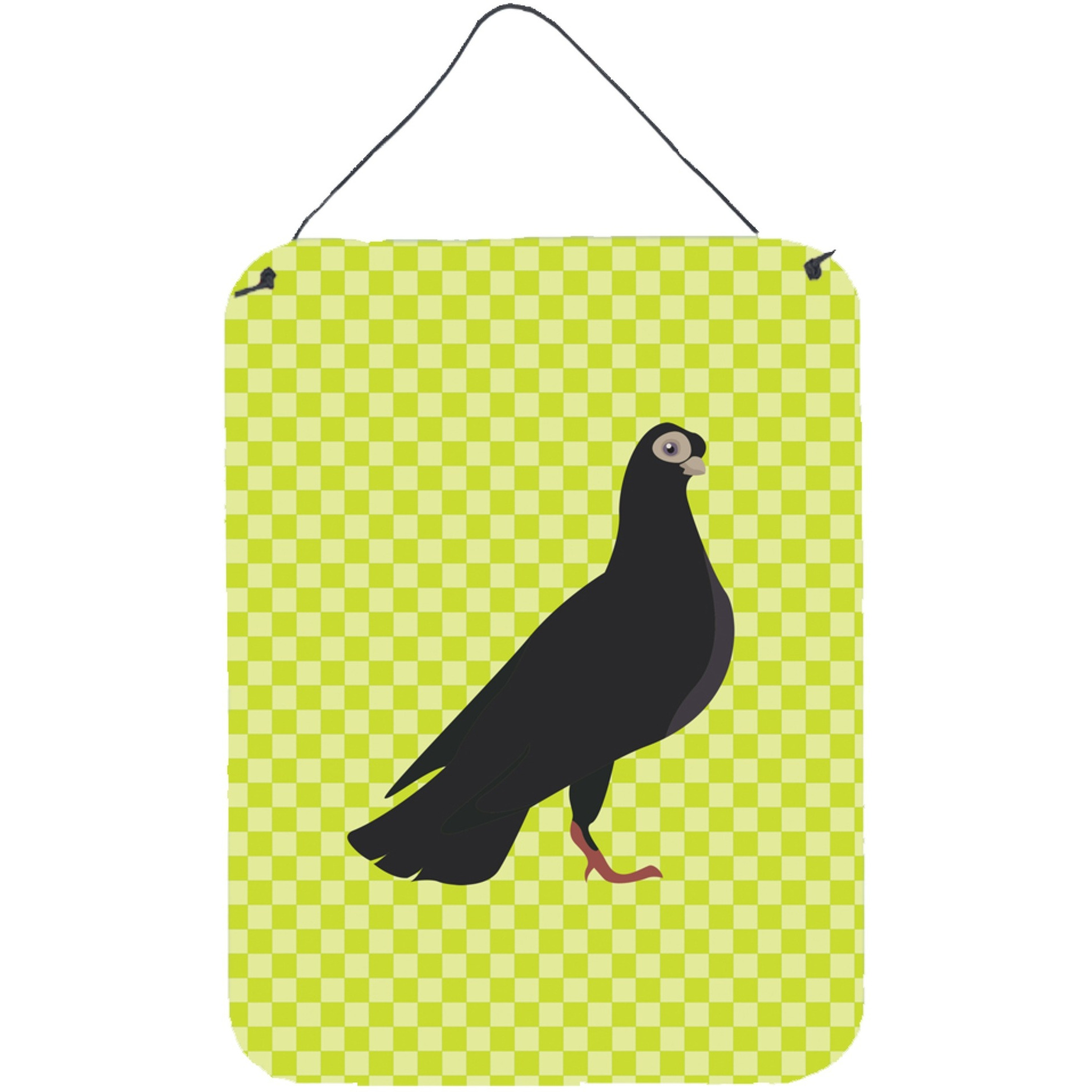 &quotCaroline's Treasures Budapest Highflyer Pigeon Green Metal Print, 16hx12w, Multicolor"