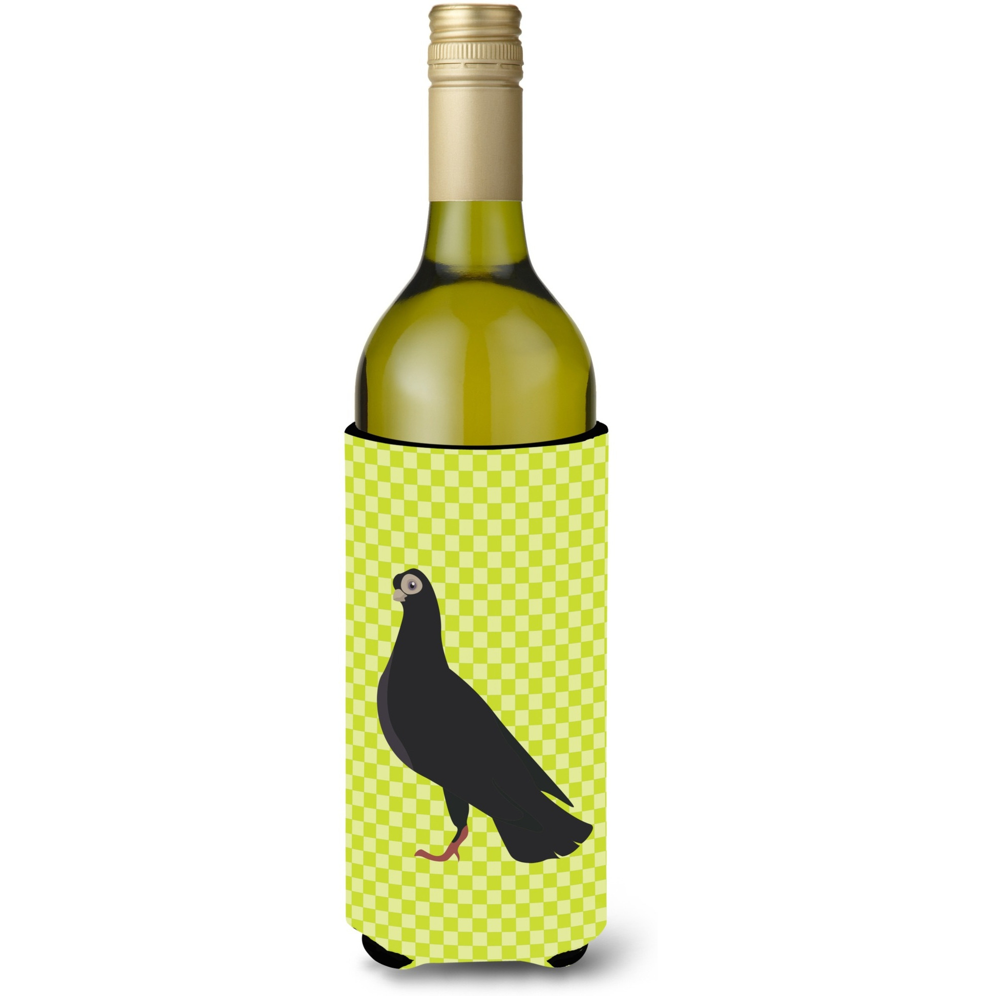 &quotCaroline's Treasures Budapest Highflyer Pigeon Green Decorative Bottle Hugger, 750 ml, Multicolor"