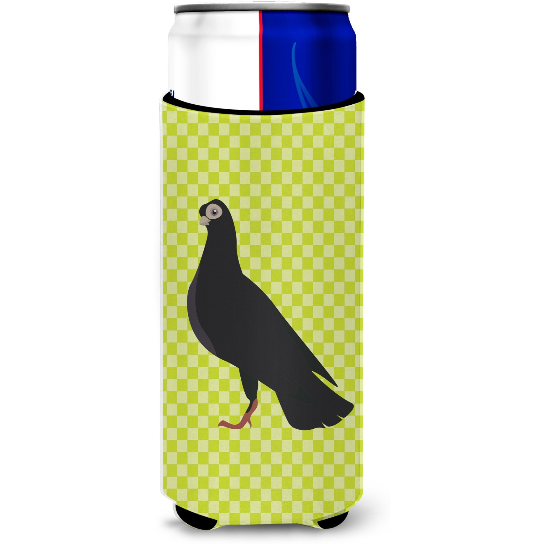 &quotCaroline's Treasures Budapest Highflyer Pigeon Green Decorative Can Hugger, Slim, Multicolor"