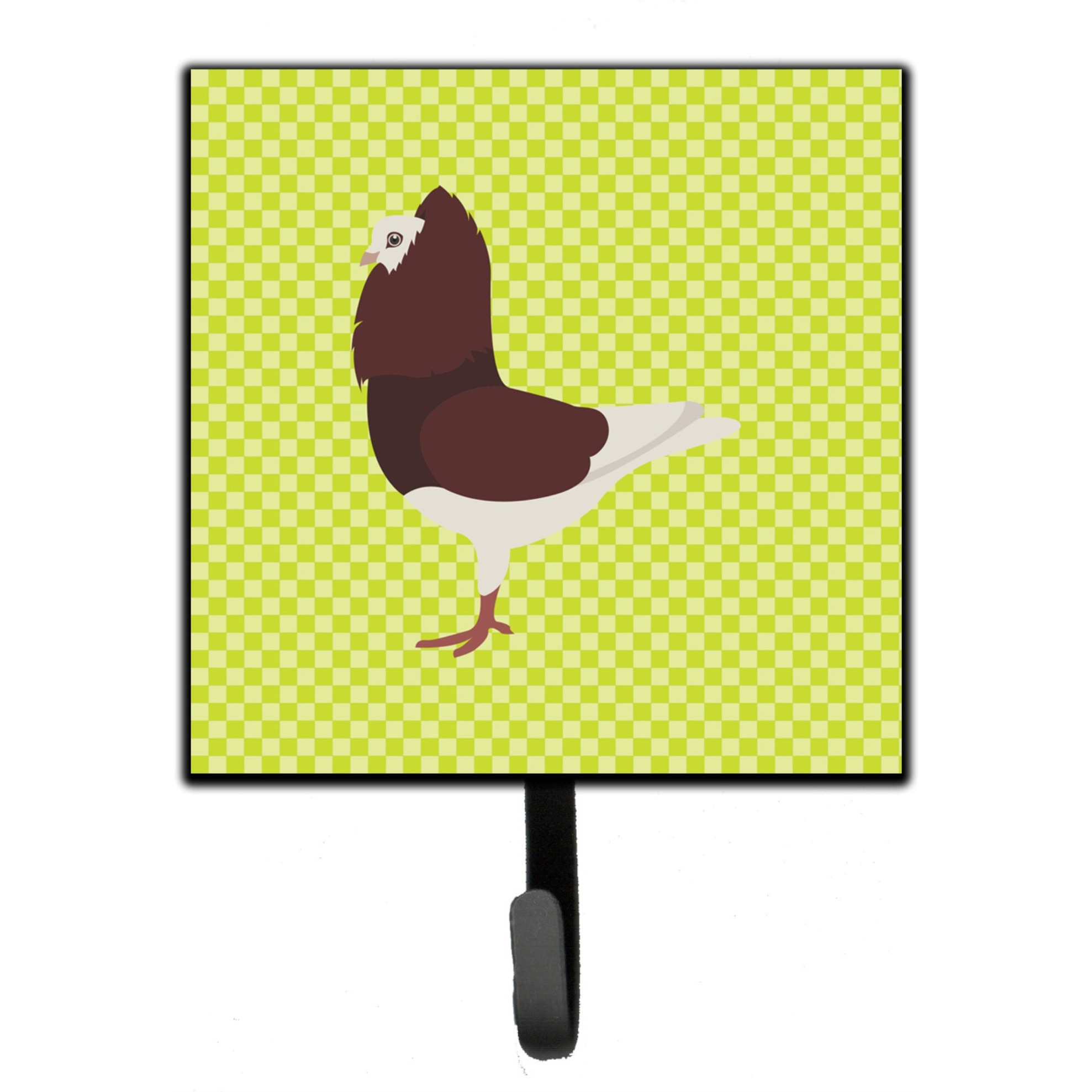 &quotCaroline's Treasures Capuchin Red Pigeon Green Wall Hook, Small, Multicolor"