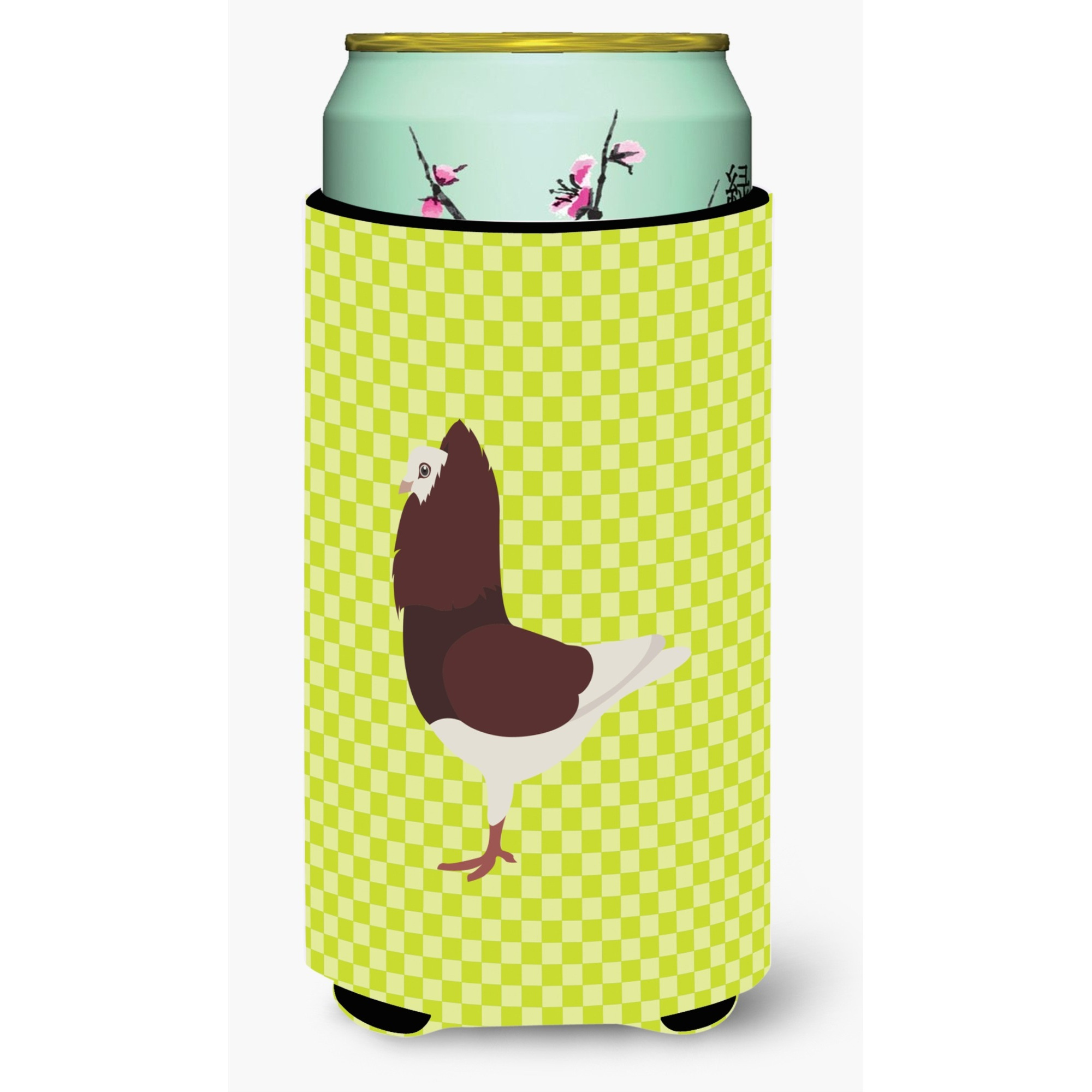 &quotCaroline's Treasures Capuchin Red Pigeon Green Decorative Can Hugger, Tall Boy, Multicolor"
