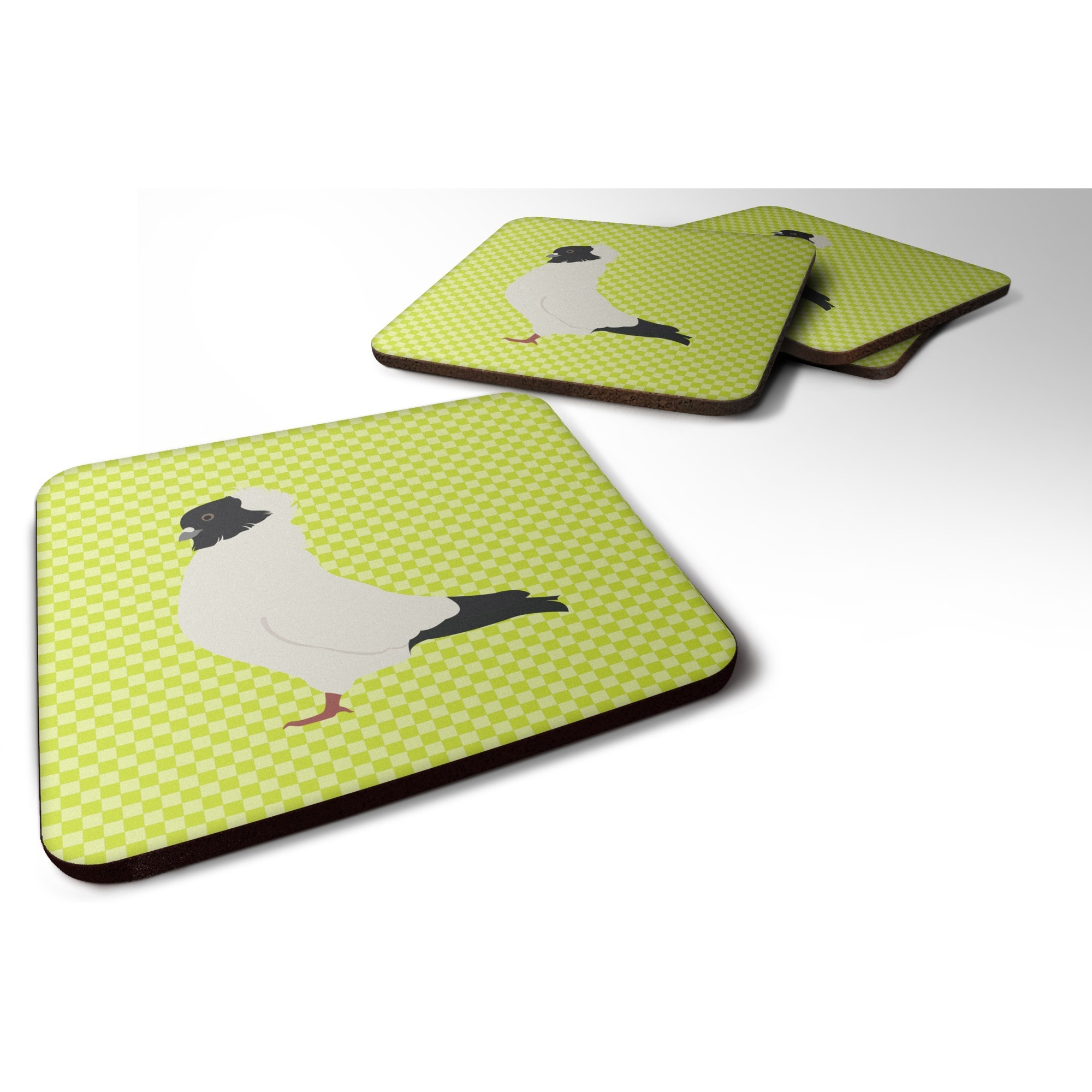 &quotCaroline's Treasures Nun Pigeon Green Decorative coasters, 3.5, Multicolor"