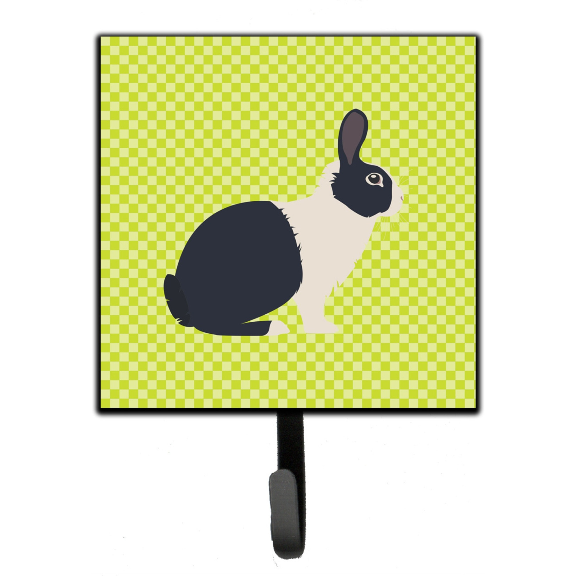 &quotCaroline's Treasures Dutch Rabbit Green Wall Hook, Small, Multicolor"