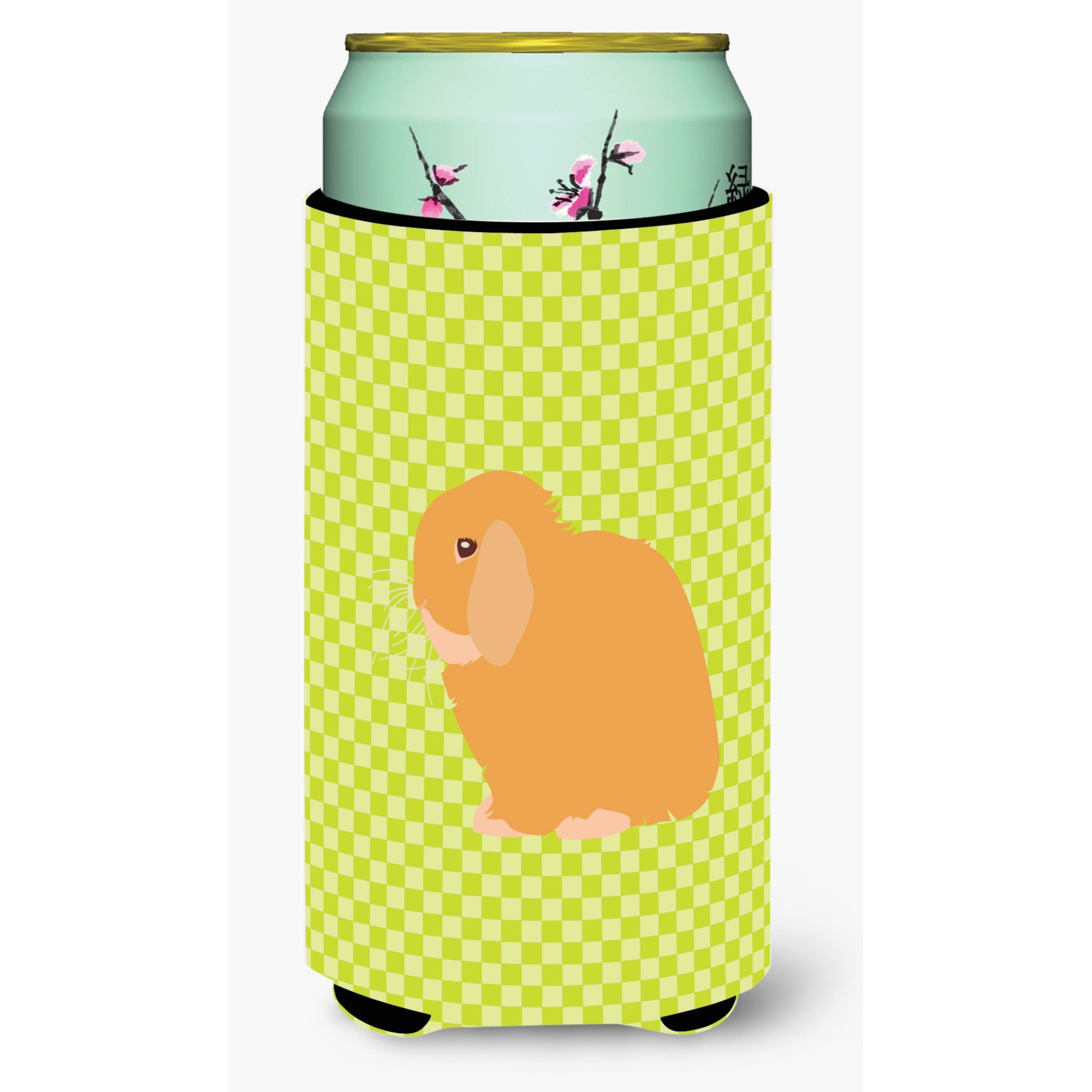 &quotCaroline's Treasures Holland Lop Rabbit Green Decorative Can Hugger, Tall Boy, Multicolor"