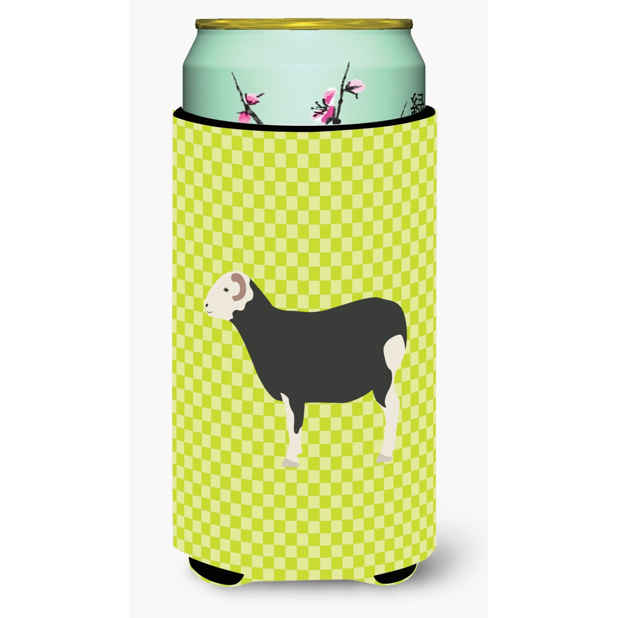 &quotCaroline's Treasures Herwick Sheep Green Decorative Can Hugger, Tall Boy, Multicolor"
