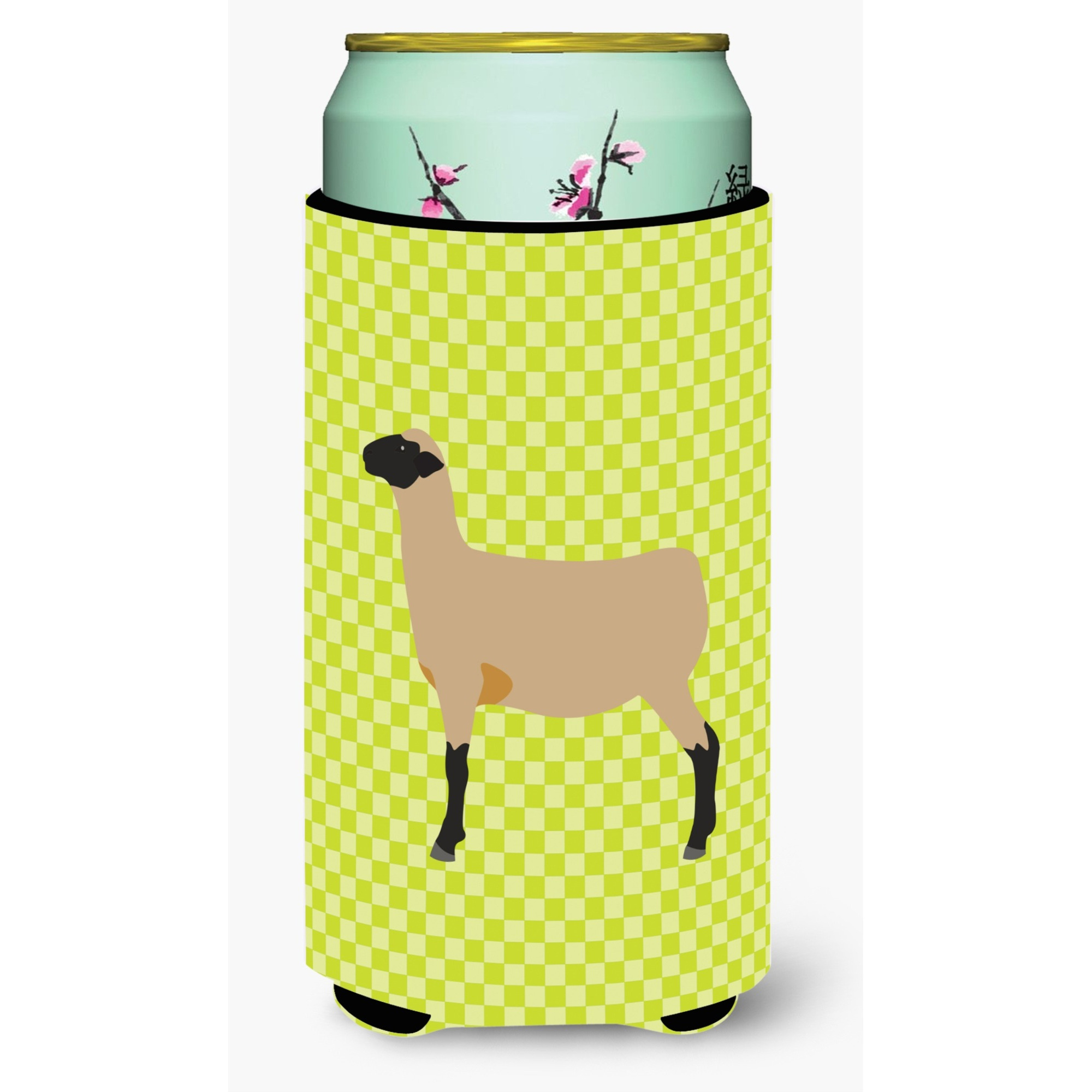 &quotCaroline's Treasures Hampshire Down Sheep Green Decorative Can Hugger, Tall Boy, Multicolor"