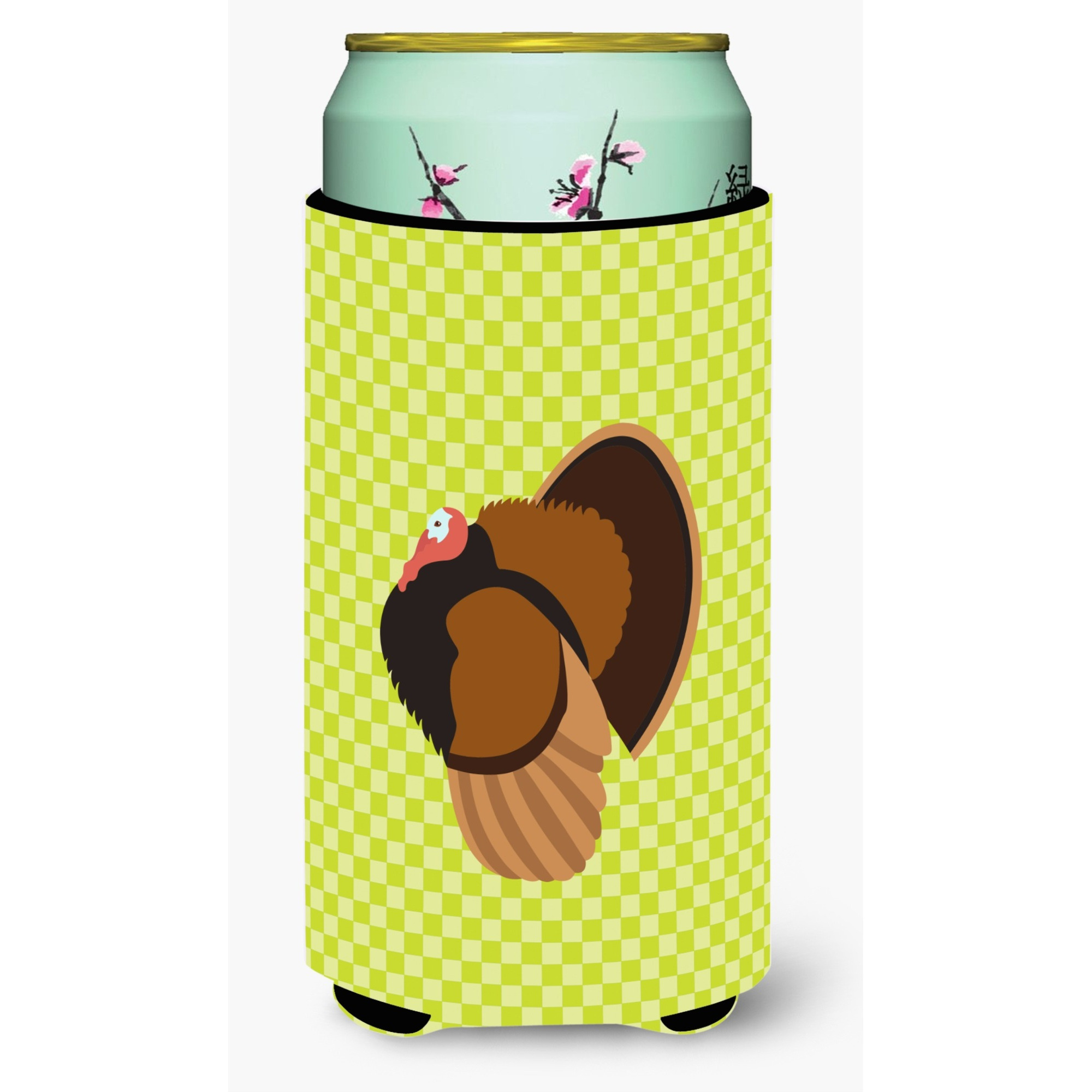 &quotCaroline's Treasures Bronze Turkey Green Decorative Can Hugger, Tall Boy, Multicolor"