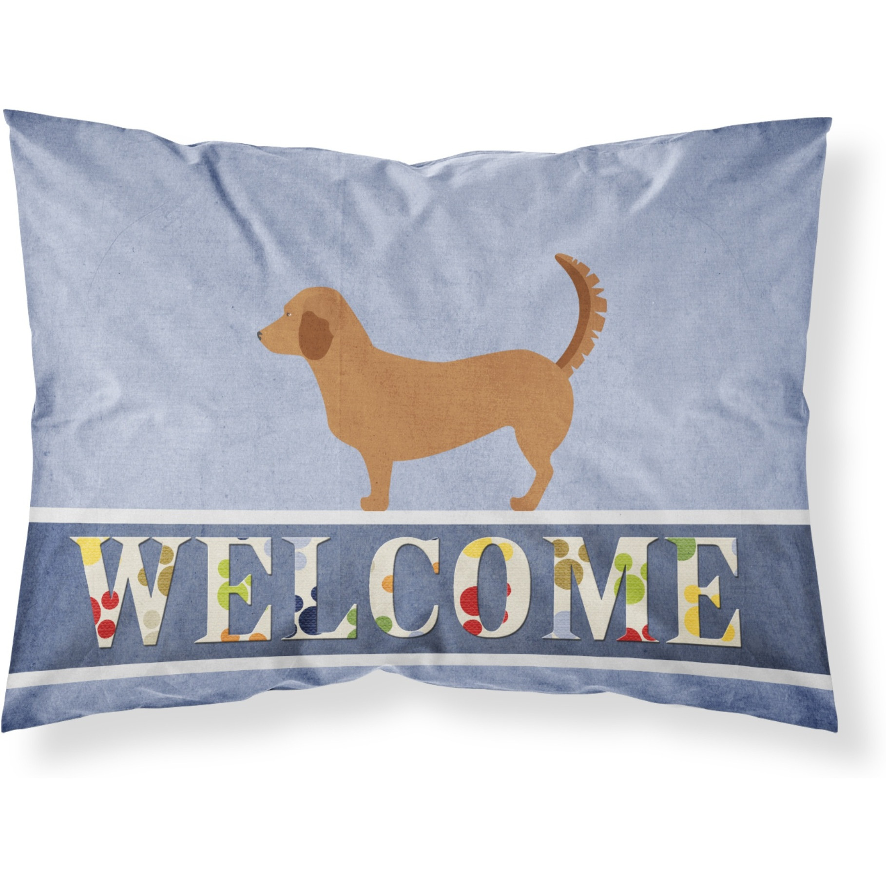 &quotCaroline's Treasures Alpine Dachsbrake Pillowcase, Standard, Welcome"