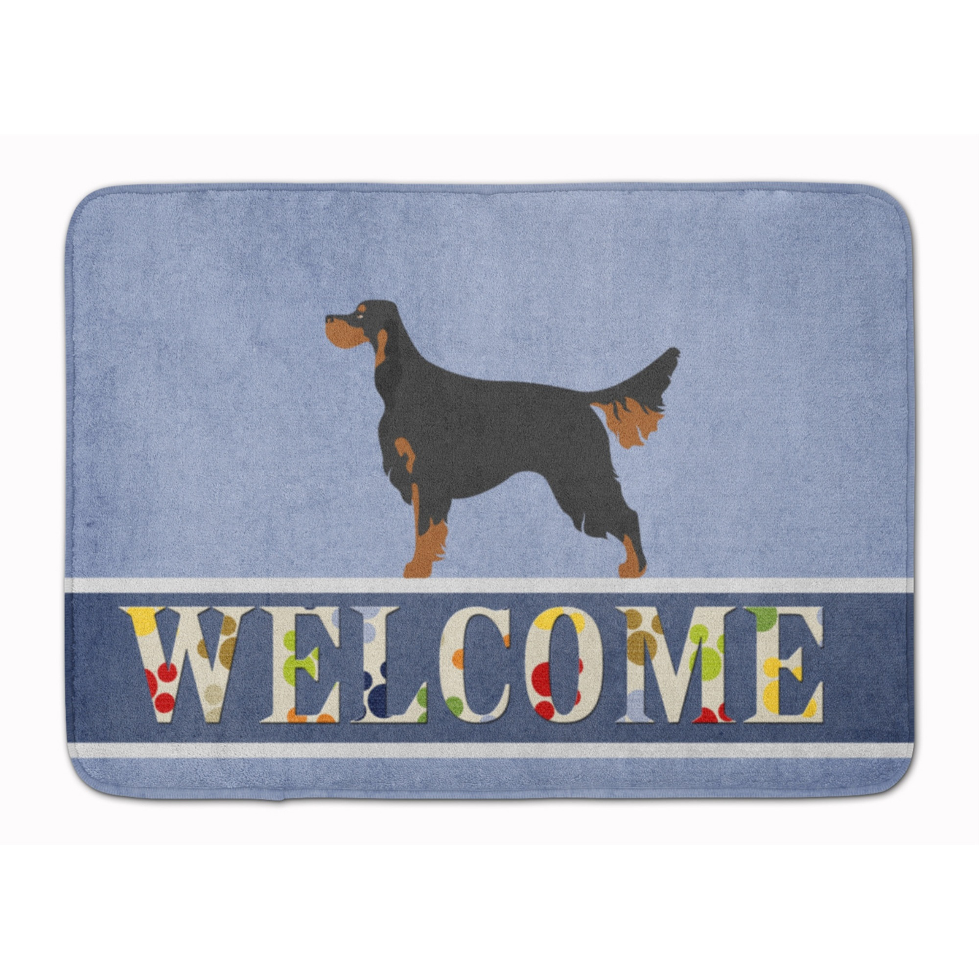 &quotCaroline's Treasures Gordon Setter Welcome Floor Mat, 19"" x 27"", Multicolor"