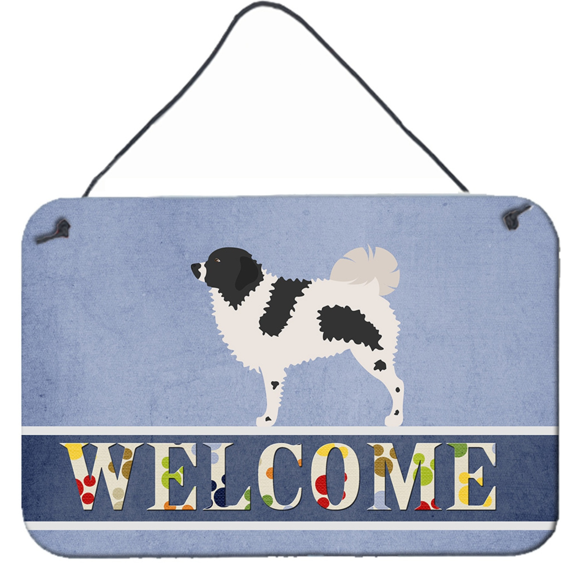 &quotCaroline's Treasures Wetterhoun Frisian Water Dog Metal Print, 8"" x 12"", Multicolor"