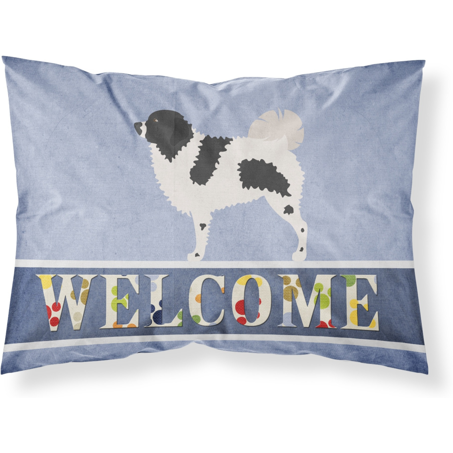 &quotCaroline's Treasures Wetterhoun Frisian Water Dog Pillowcase, Standard, Welcome"
