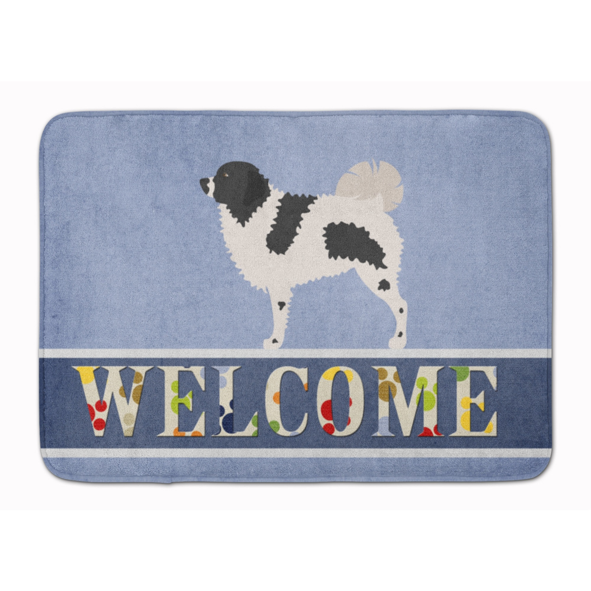 &quotCaroline's Treasures Wetterhoun Frisian Water Dog Floor Mat, 19"" x 27"", Multicolor"