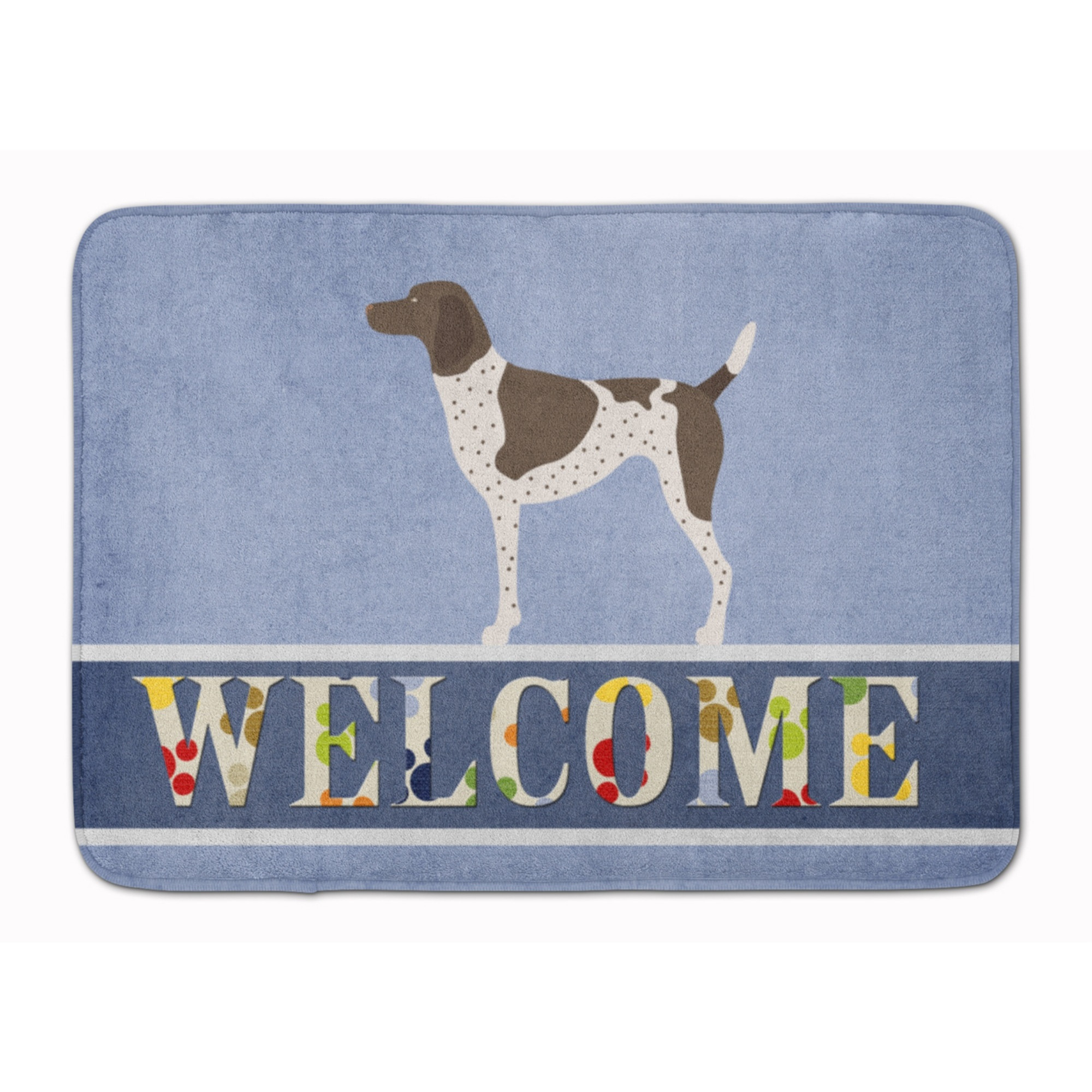 &quotCaroline's Treasures German Shorthaired Pointer Welcome Floor Mat, 19"" x 27"", Multicolor"
