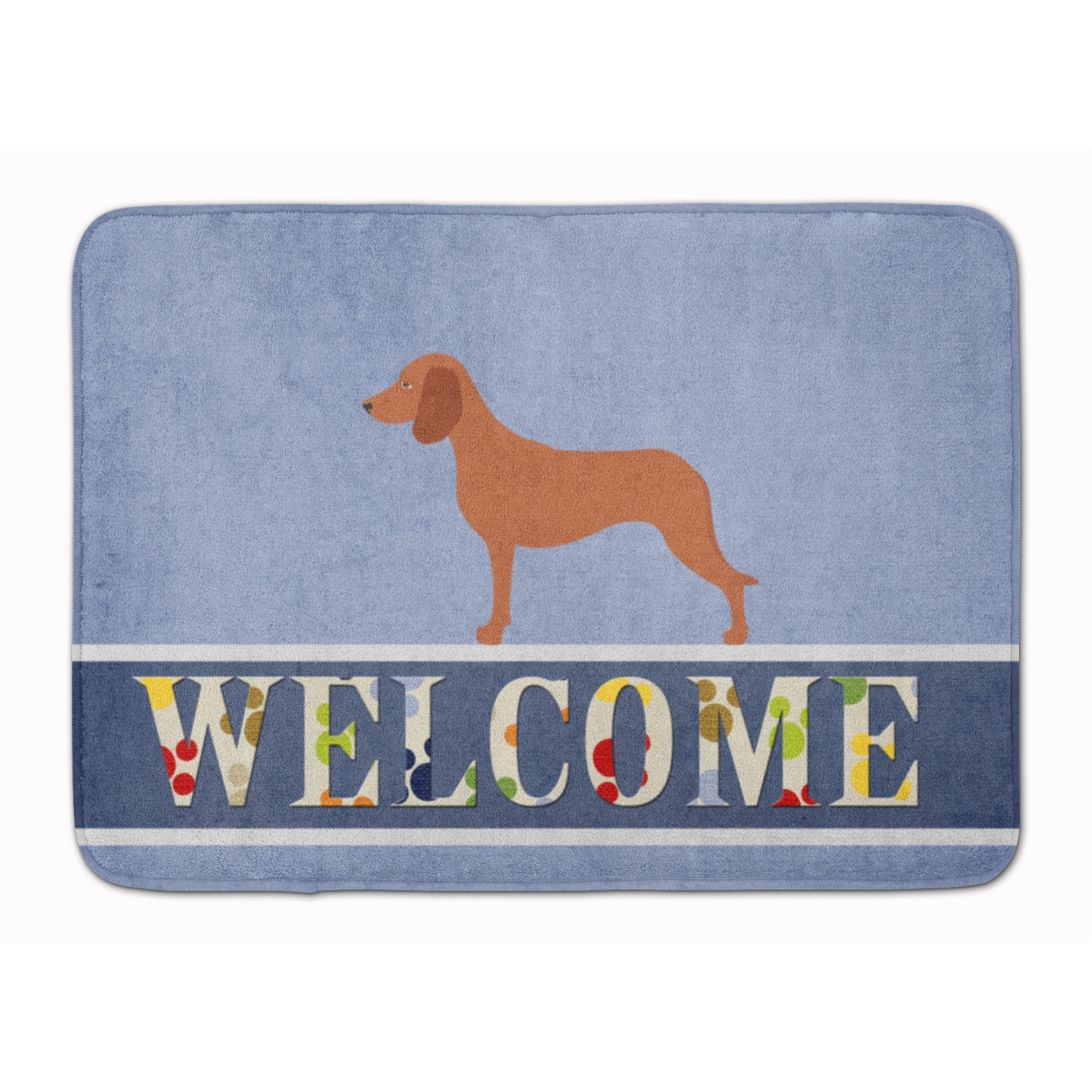 &quotCaroline's Treasures Bavarian Mountain Hound Welcome Floor Mat, 19"" x 27"", Multicolor"