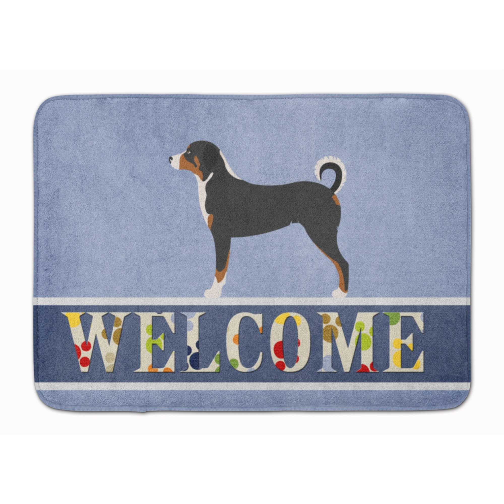 &quotCaroline's Treasures Appenzeller Sennenhund Welcome Floor Mat, 19"" x 27"", Multicolor"